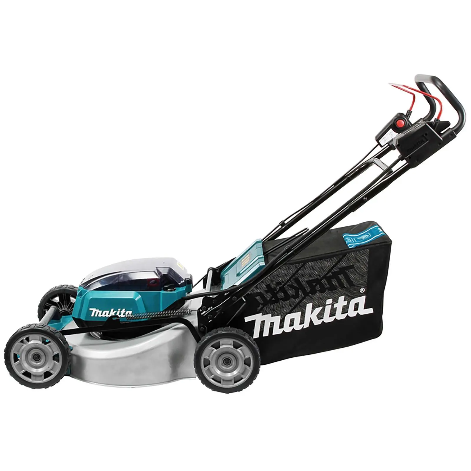 Makita 53cm Lawn Mower Kit Twin 18V LXT Li-ion Cordless Garden Grass Outdoor 2 x 6Ah Battery and Dual Rapid Charger DLM530PG2 - Image 5