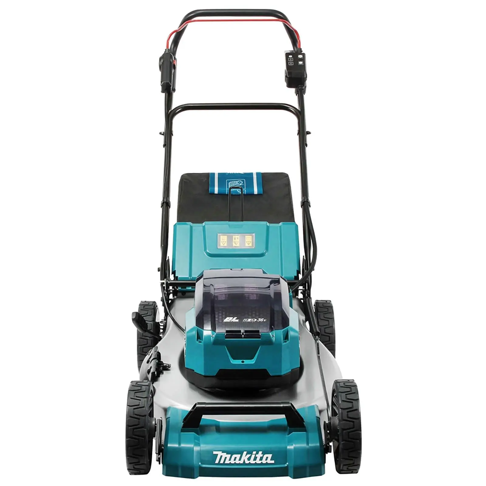 Makita 53cm Lawn Mower Kit Twin 18V LXT Li-ion Cordless Garden Grass Outdoor 2 x 6Ah Battery and Dual Rapid Charger DLM530PG2 - Image 9