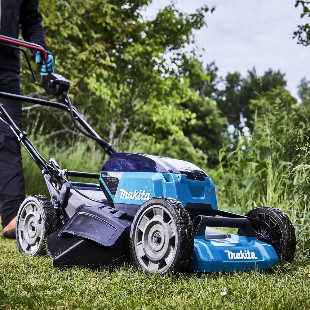 Makita 53cm Lawn Mower Kit Twin 18V LXT Li-ion Cordless Garden Grass Outdoor 2 x 6Ah Battery and Dual Rapid Charger DLM532PG2 - Image 2