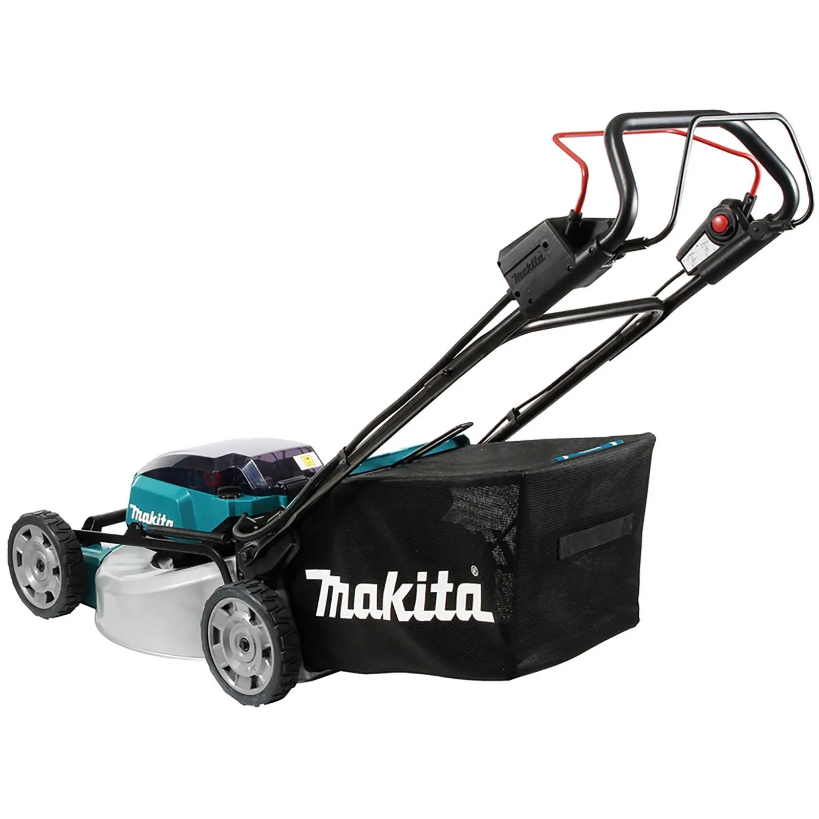 Makita 53cm Lawn Mower Kit Twin 18V LXT Li-ion Cordless Garden Grass Outdoor 4 x 5Ah Battery and Dual Rapid Charger DLM532PT4 - Image 7