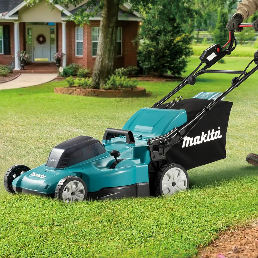 Makita 53cm Lawn Mower Twin 18V LXT Li-ion Cordless Garden Grass Outdoor Bare Unit Body Only DLM539Z - Image 5