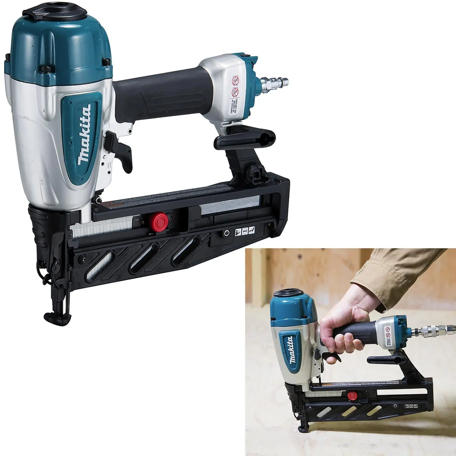 Makita Air Brad Nailer 25-64mm 16 Gauge Nails AF601