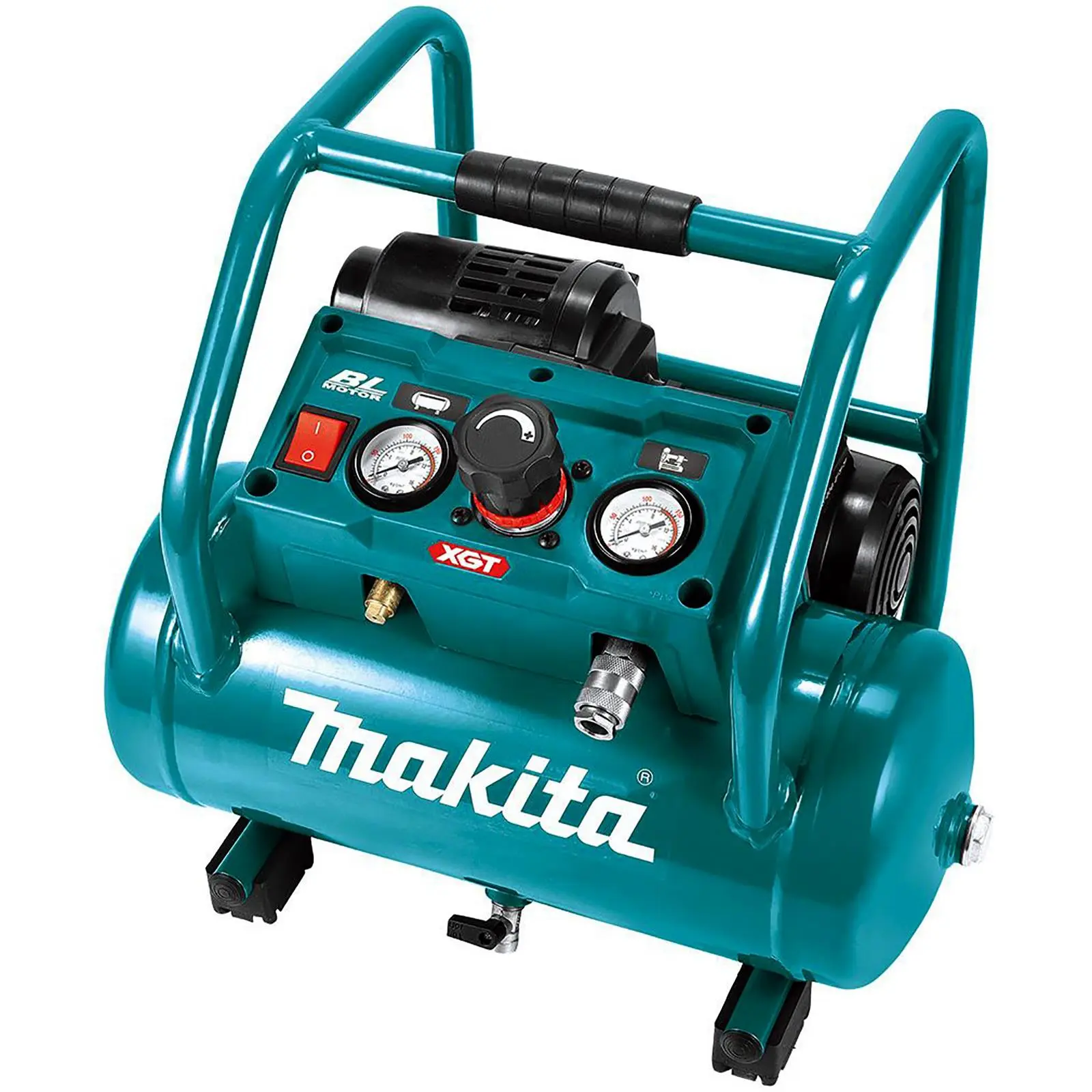 Makita Air Compressor XGT 40V Max Brushless Cordless 2 x 5Ah Batteries Rapid Charger AC001GT201 - Image 2