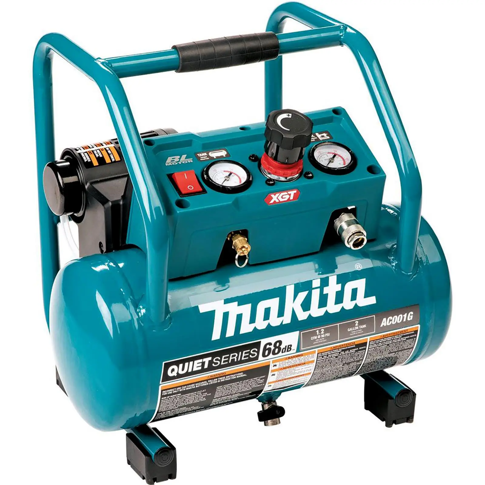 Makita Air Compressor XGT 40V Max Brushless Cordless Portable AC001GZ Body Only - Image 4