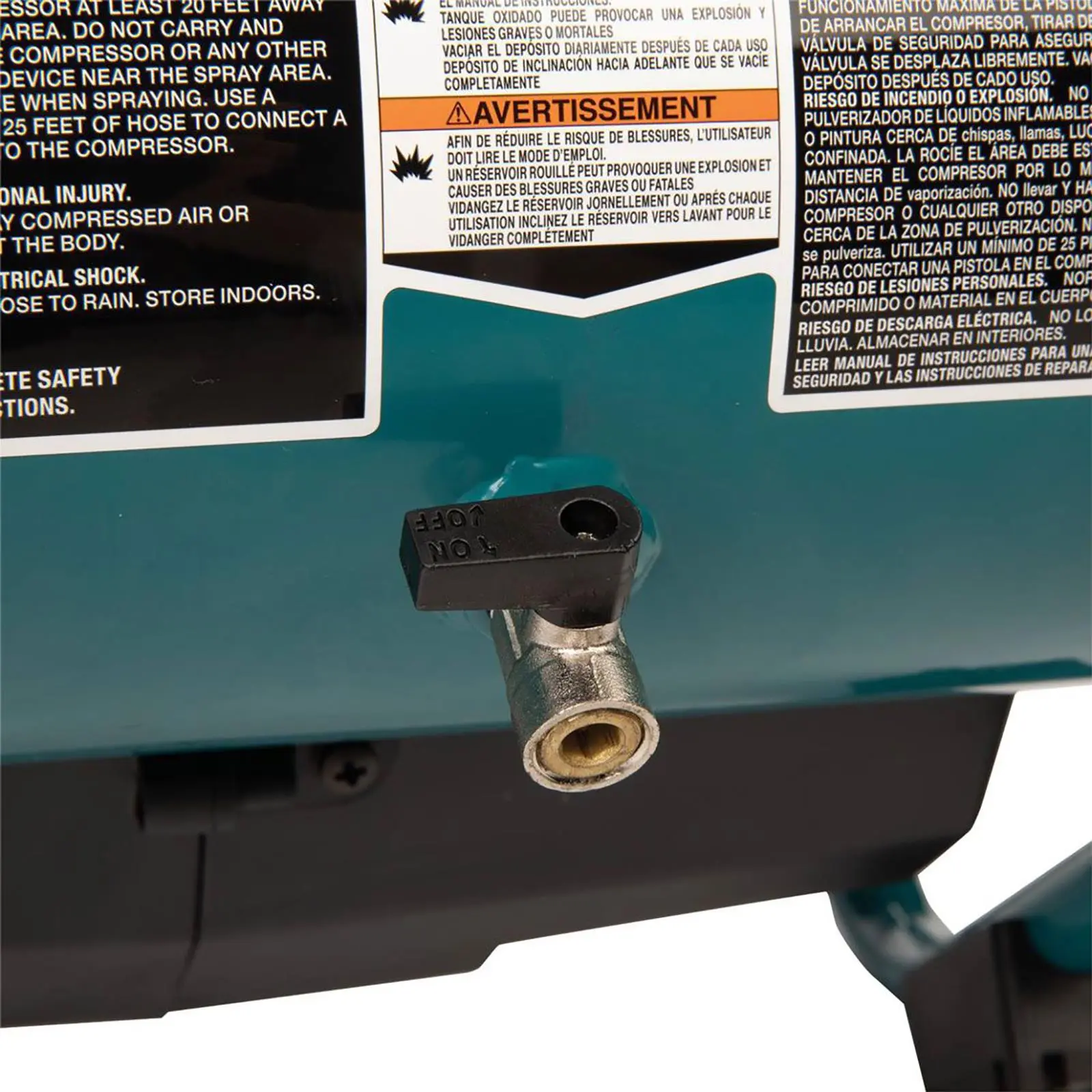 Makita Air Compressor XGT 40V Max Brushless Cordless Portable AC001GZ Body Only - Image 8