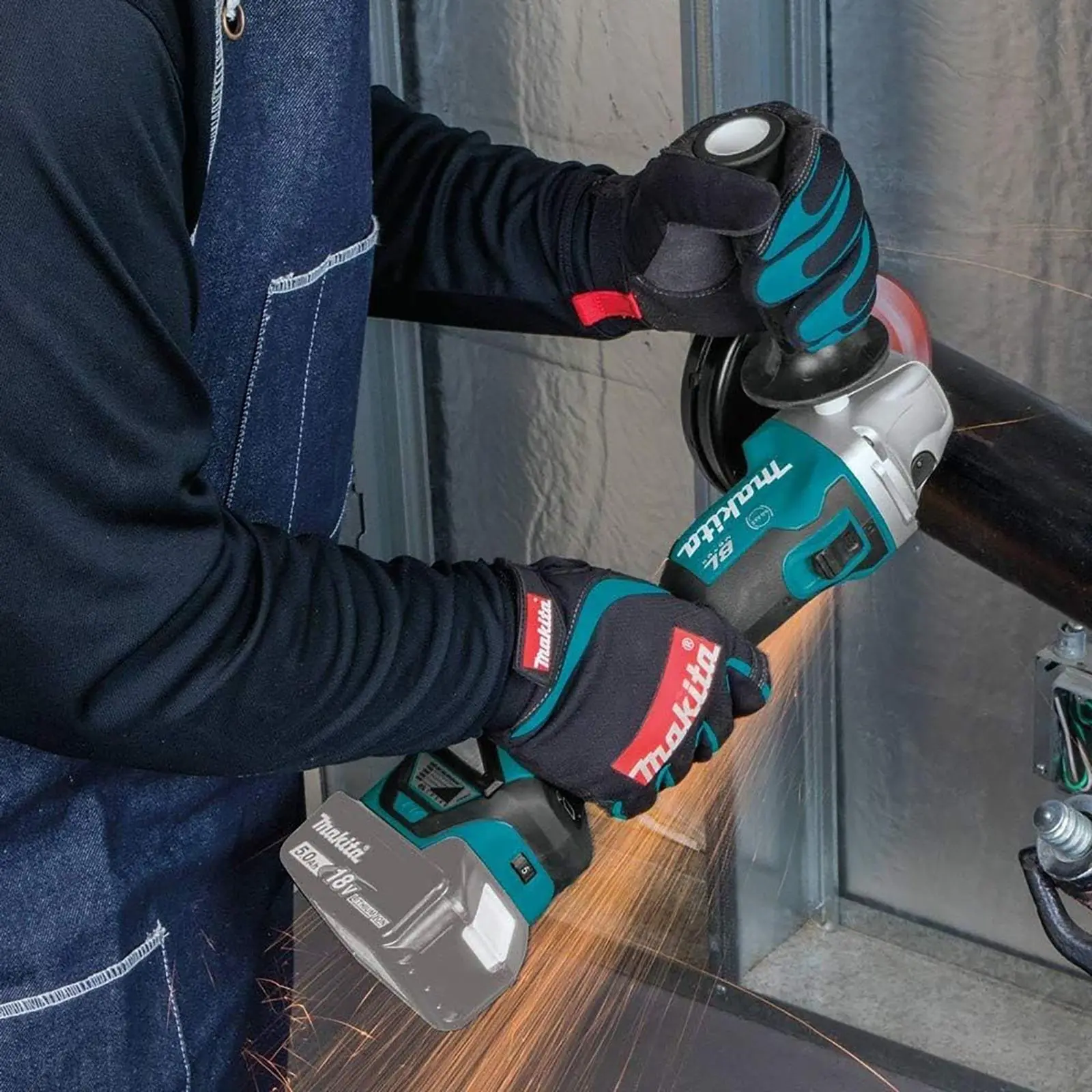 Makita Angle Grinder 115mm 18V LXT Brushless Cordless DGA463Z Body Only - Image 6