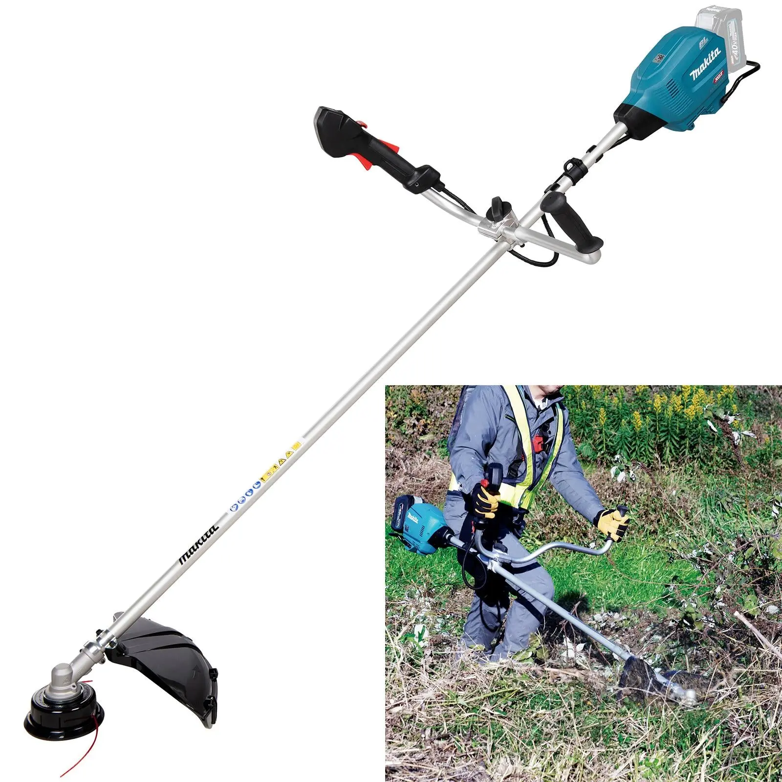 Makita Brush Cutter 40V XGT Li-ion Brushless Cordless Garden Lawn Strimmer Strimming Bare Unit Body Only UR013GZ03