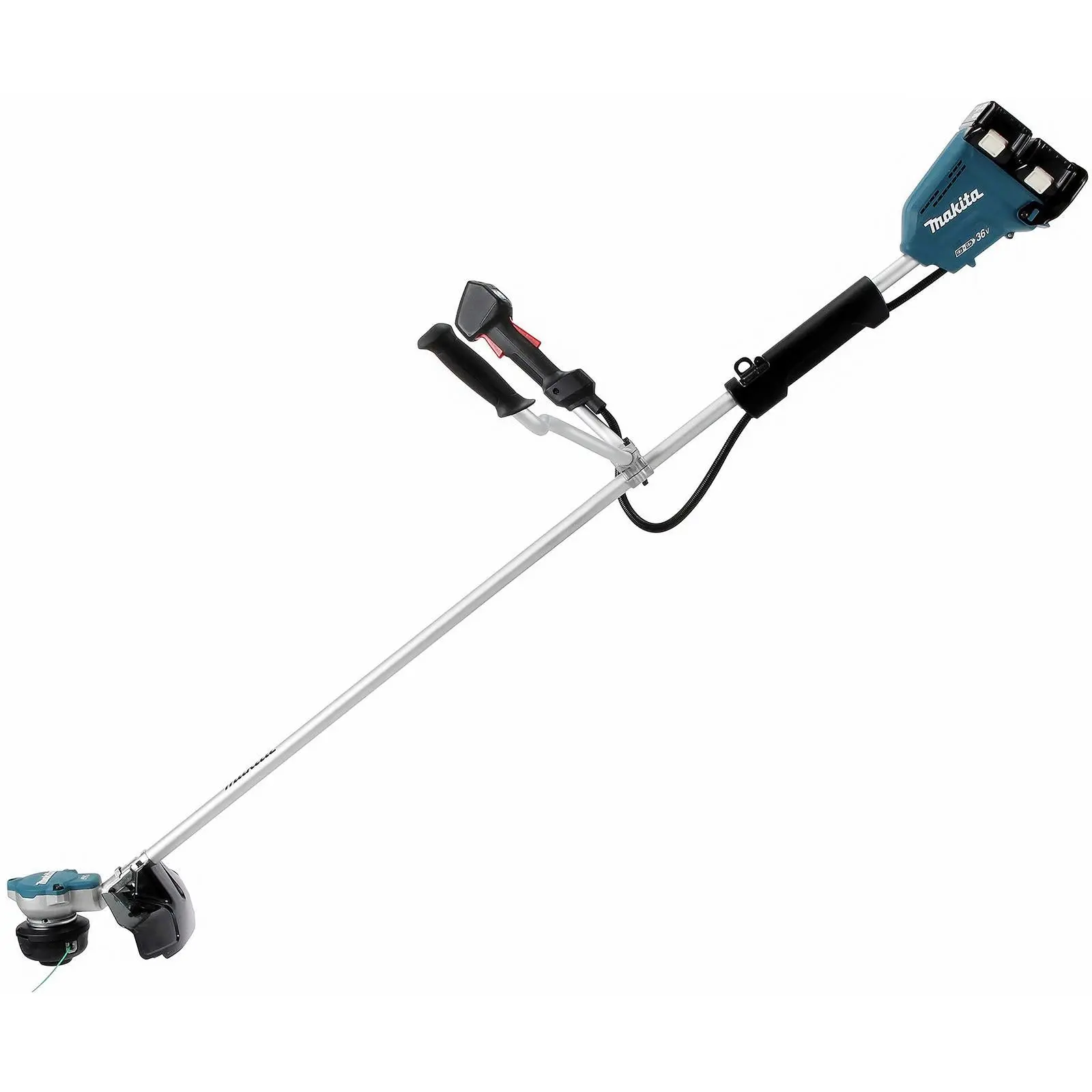 Makita Brush Cutter Kit 2 x 18V LXT Brushless Cordless Garden Lawn Strimming 2 x 5Ah Battery and Dual Rapid Charger DUR368APT2 - Image 3