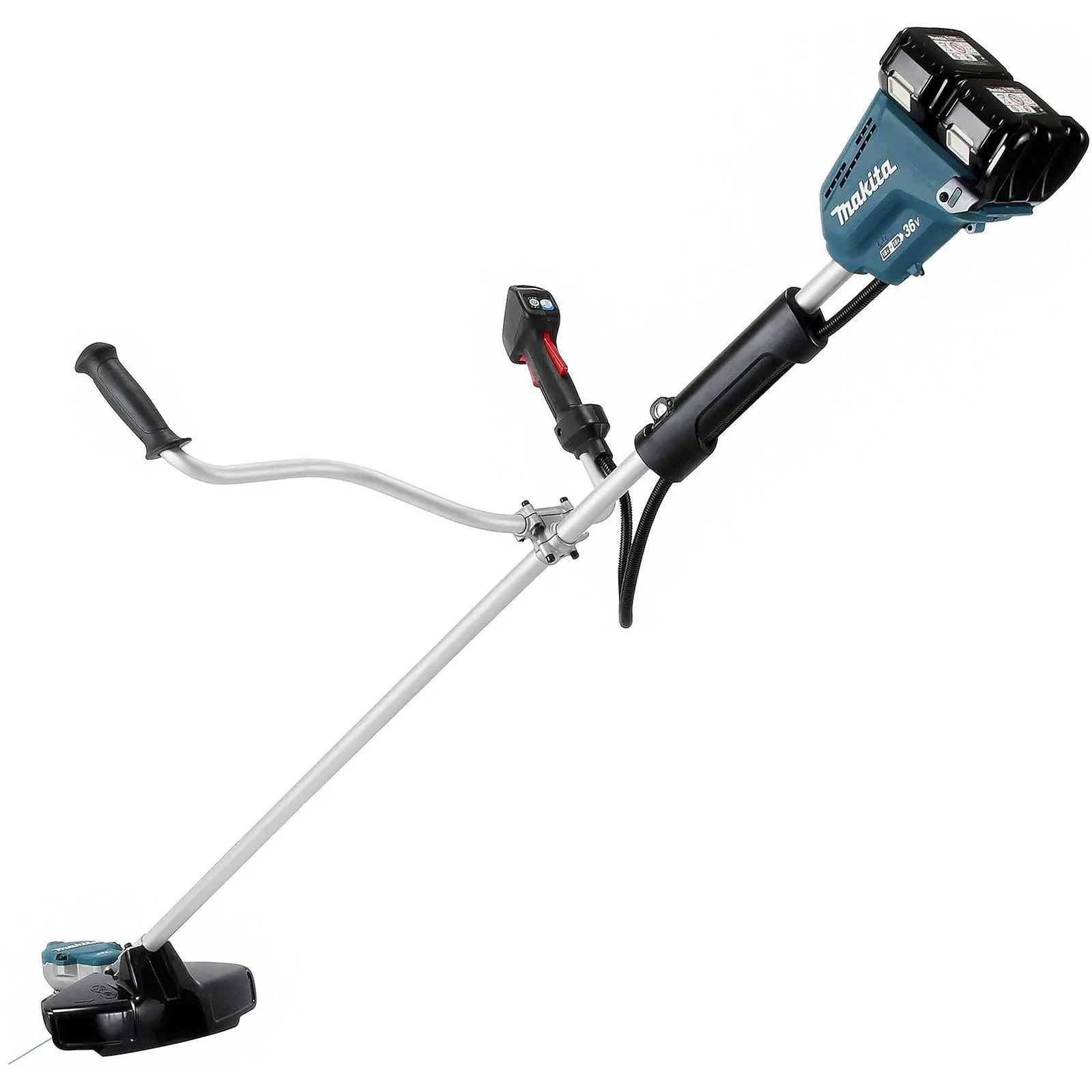 Makita Brush Cutter Kit 2 x 18V LXT Brushless Cordless Garden Lawn Strimming 2 x 5Ah Battery and Dual Rapid Charger DUR368APT2 - Image 4