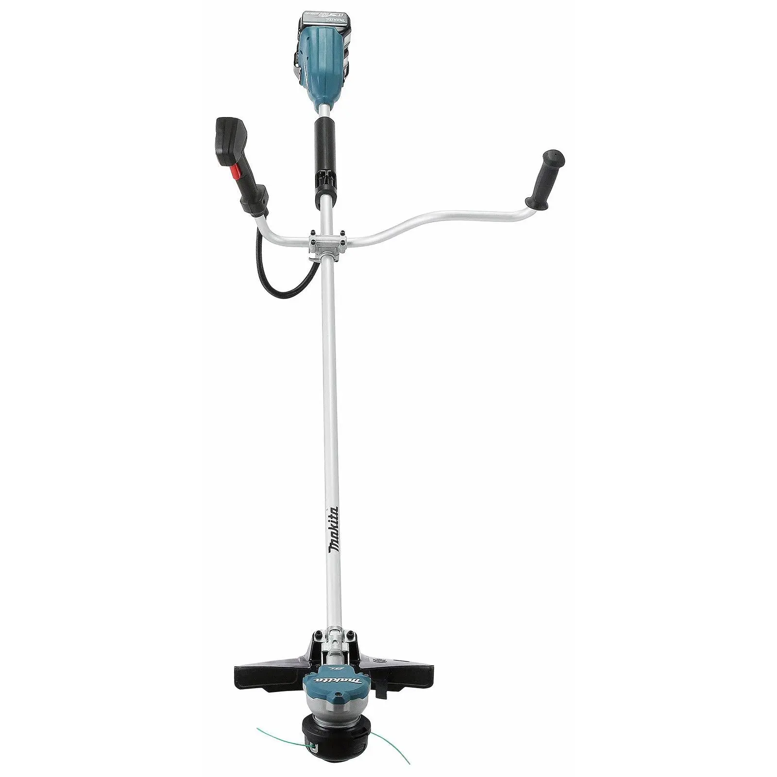 Makita Brush Cutter Kit 2 x 18V LXT Brushless Cordless Garden Lawn Strimming 2 x 5Ah Battery and Dual Rapid Charger DUR368APT2 - Image 9