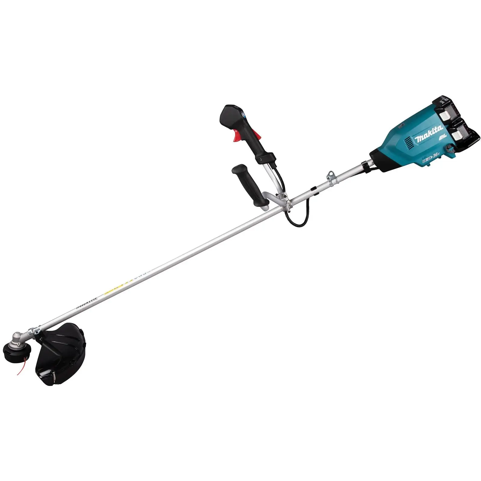 Makita Brush Cutter Kit 2 x 18V LXT Brushless Cordless Garden Lawn Strimming 2 x 5Ah Battery and Dual Rapid Charger DUR369APT2 - Image 3