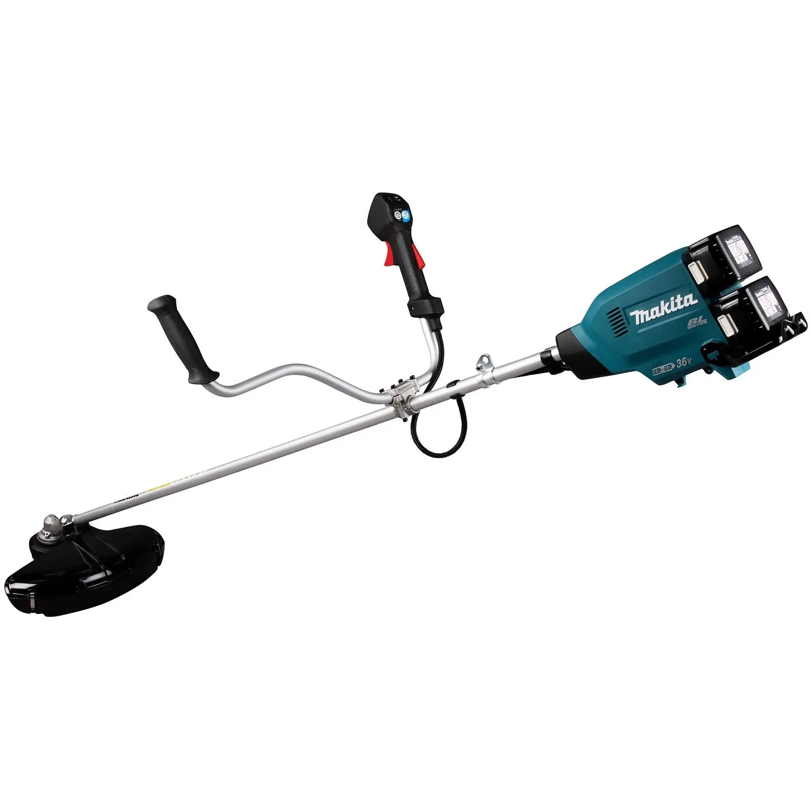 Makita Brush Cutter Kit 2 x 18V LXT Brushless Cordless Garden Lawn Strimming 2 x 6Ah Battery and Dual Rapid Charger DUR369APG2 - Image 6