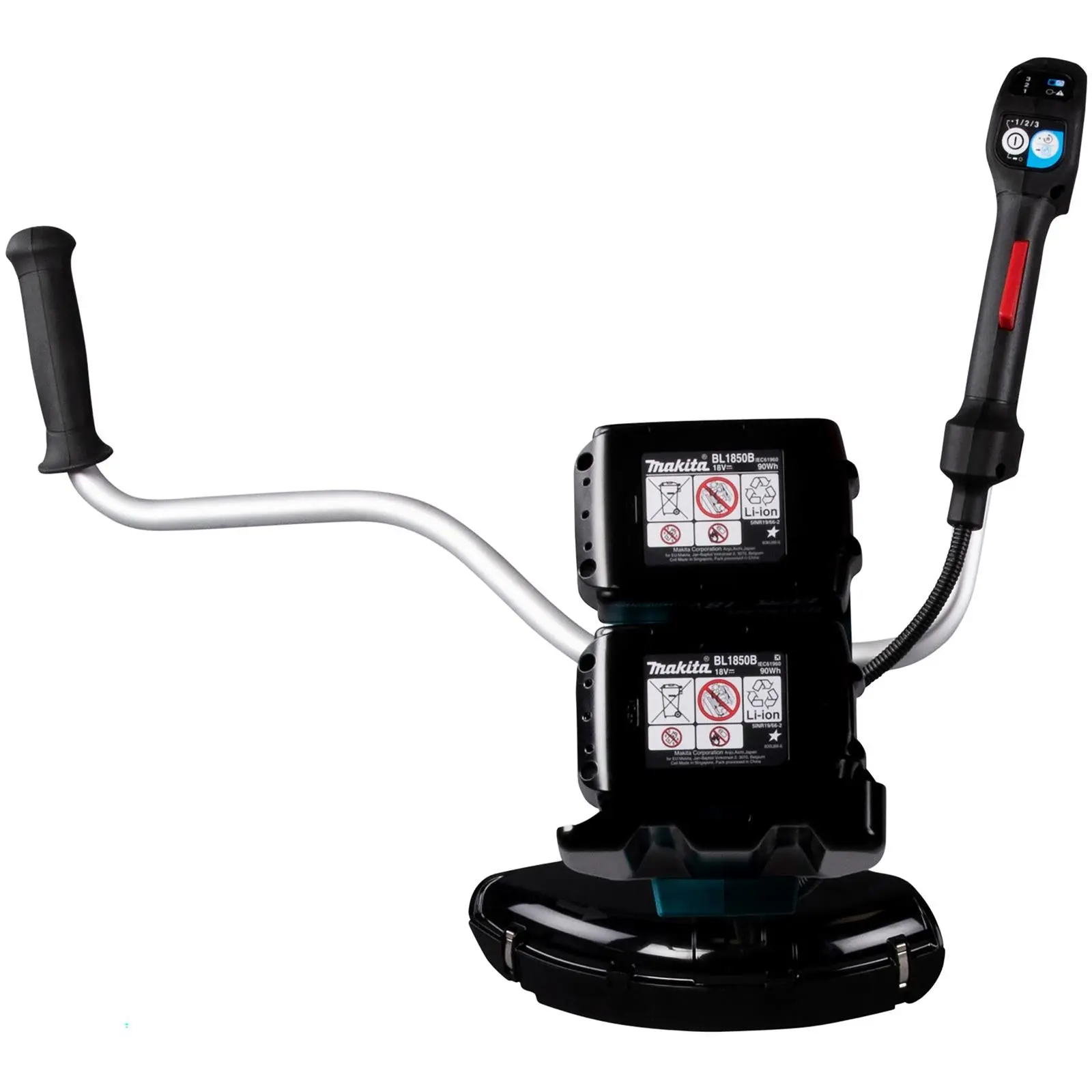 Makita Brush Cutter Kit 2 x 18V LXT Brushless Cordless Garden Lawn Strimming 2 x 6Ah Battery and Dual Rapid Charger DUR369APG2 - Image 7