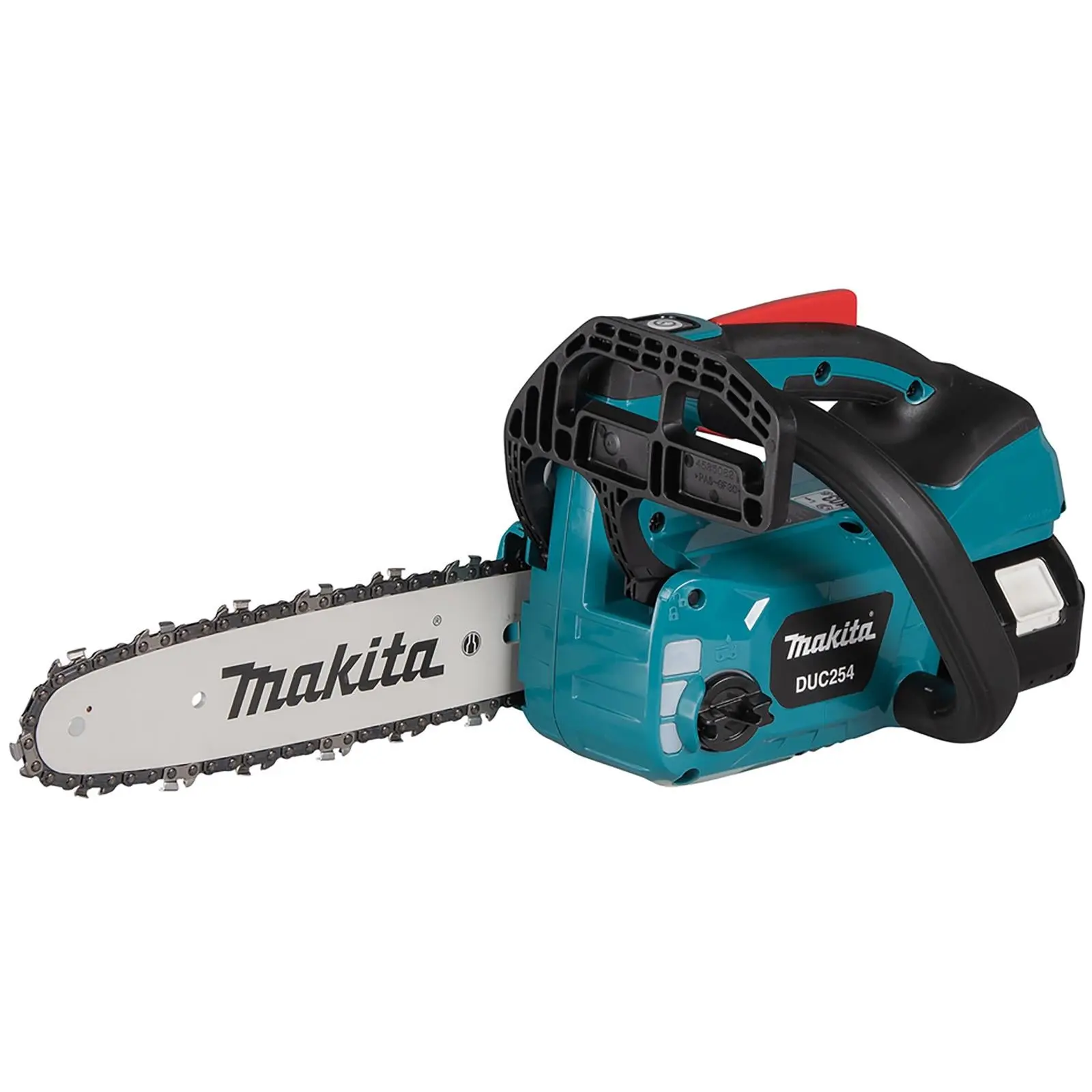 Makita Chainsaw Kit 25cm 10" 18V LXT Brushless Cordless 5Ah Battery and Charger Top Handle Garden Tree Cutting Pruning DUC254RT - Image 4