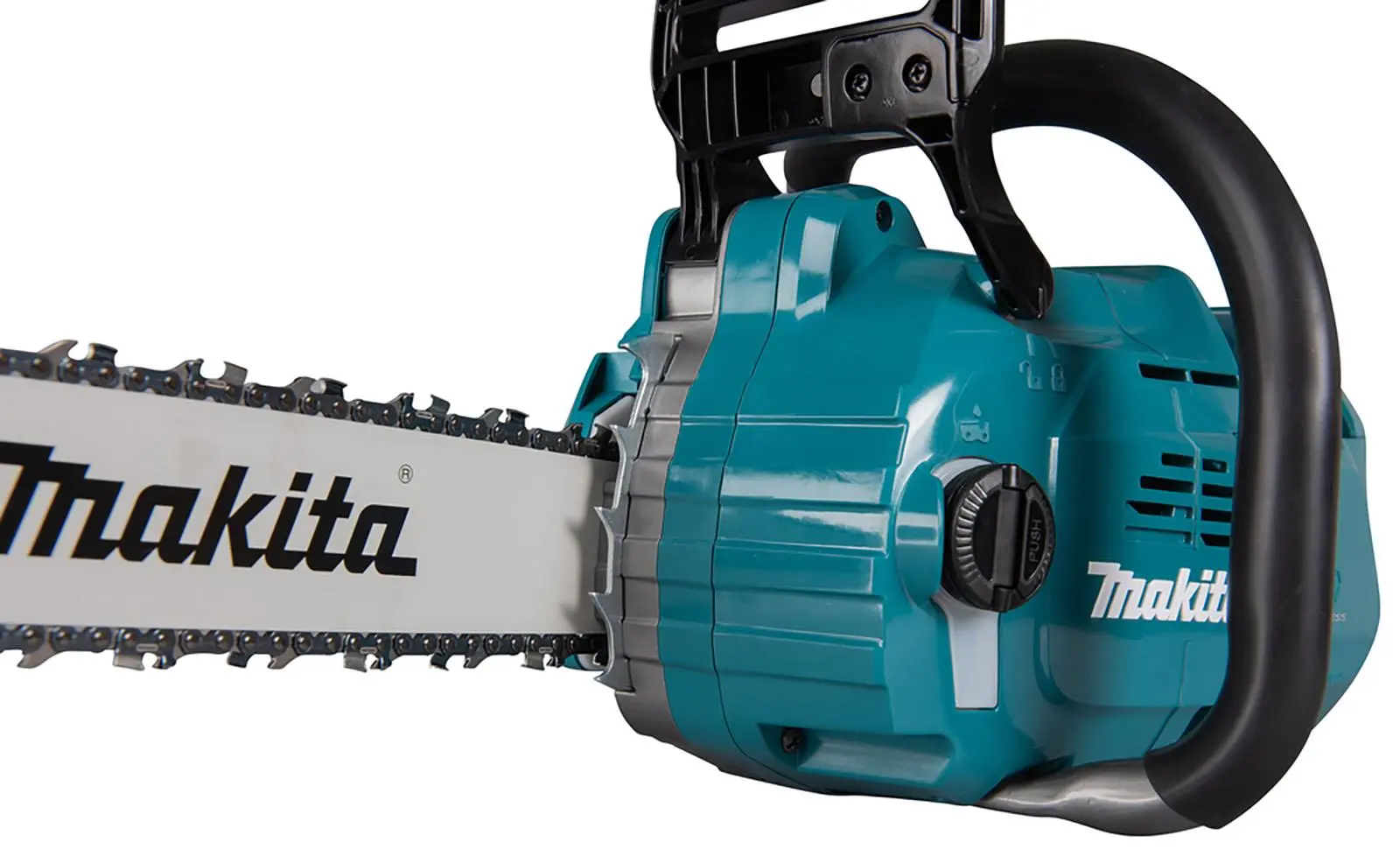 Makita Chainsaw Kit Heavy Duty 35cm 14" 40V XGT Brushless Cordless 2 x 5Ah Battery and Rapid Charger Garden Tree Cutting Pruning UC011GT201 - Image 2