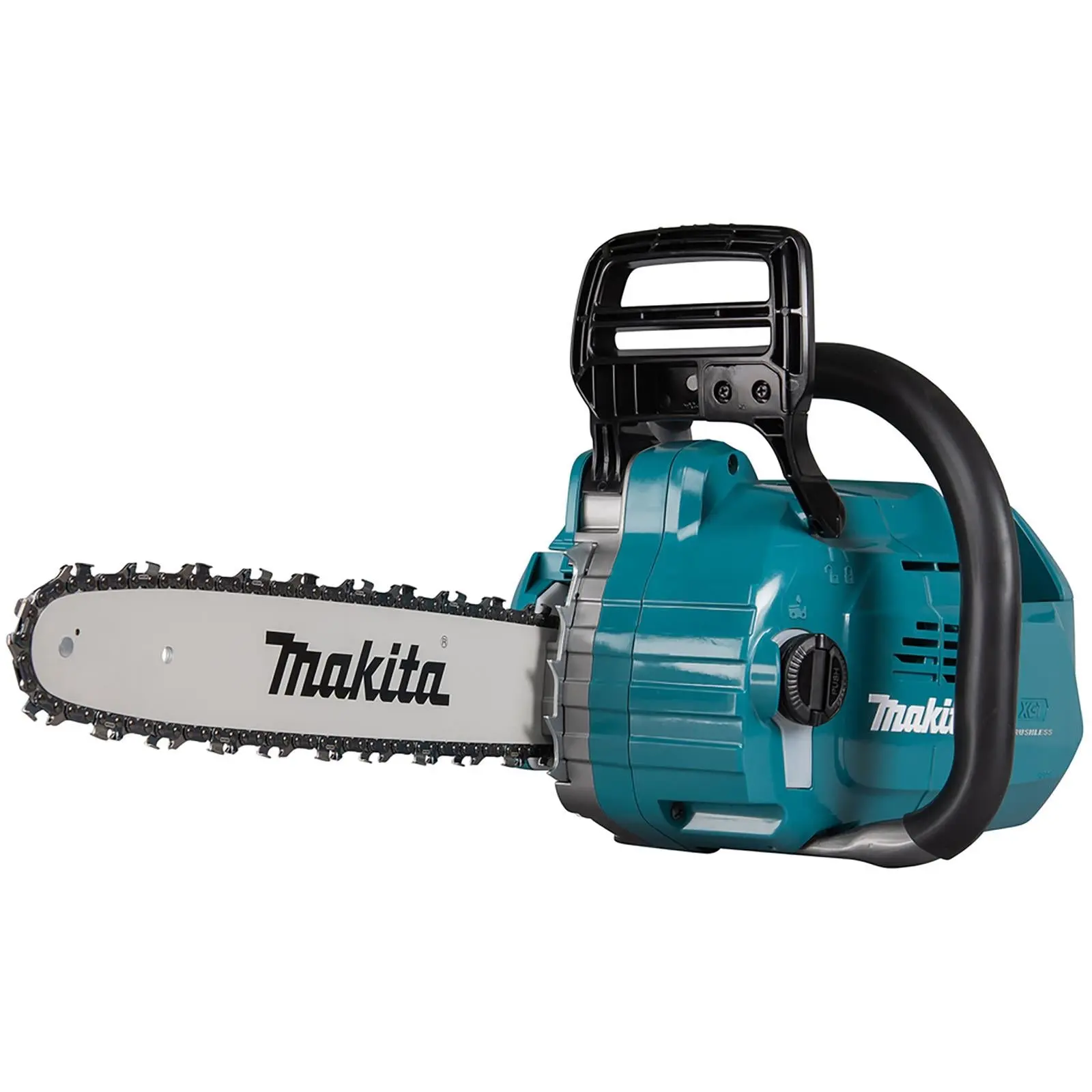 Makita Chainsaw Kit Heavy Duty 35cm 14" 40V XGT Brushless Cordless 2 x 5Ah Battery and Rapid Charger Garden Tree Cutting Pruning UC011GT201 - Image 7