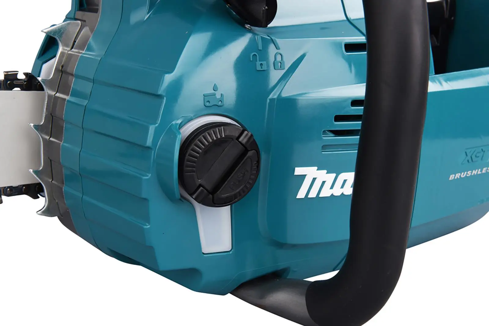 Makita Chainsaw Kit Heavy Duty 35cm 14" 40V XGT Brushless Cordless 2 x 5Ah Battery and Rapid Charger Garden Tree Cutting Pruning UC011GT201 - Image 8