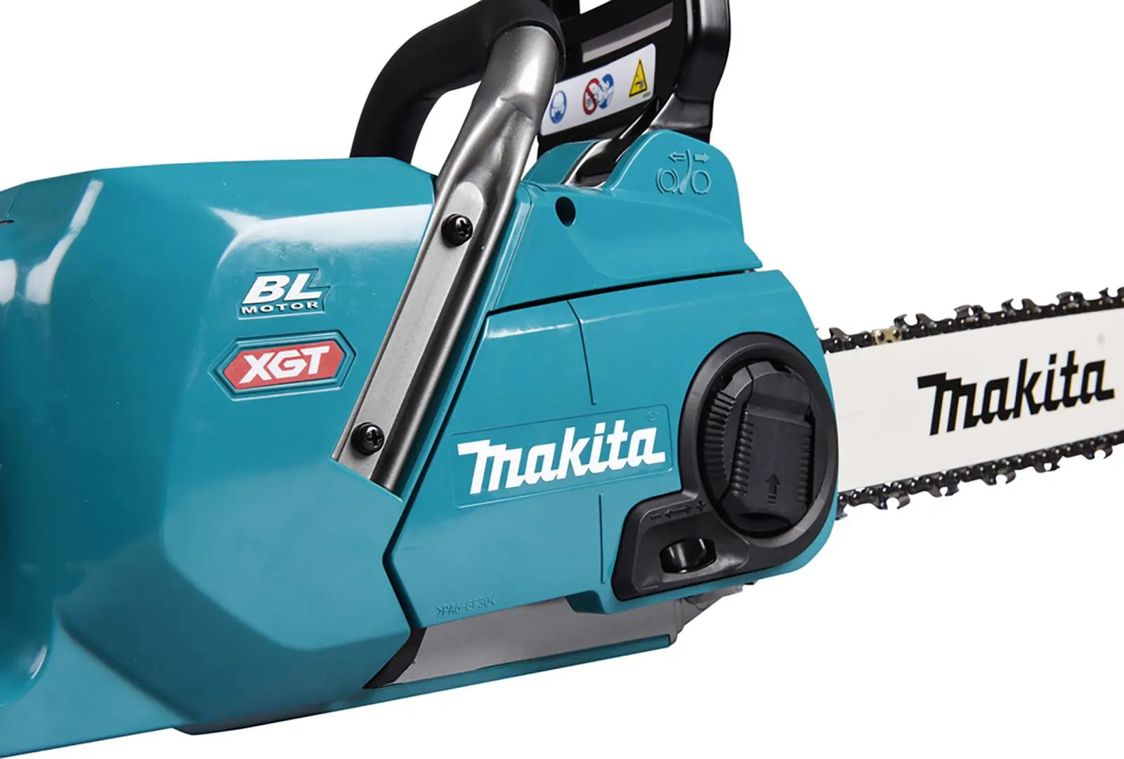 Makita Chainsaw Kit Heavy Duty 35cm 14" 40V XGT Brushless Cordless 2 x 5Ah Battery and Rapid Charger Garden Tree Cutting Pruning UC015GT201 - Image 9