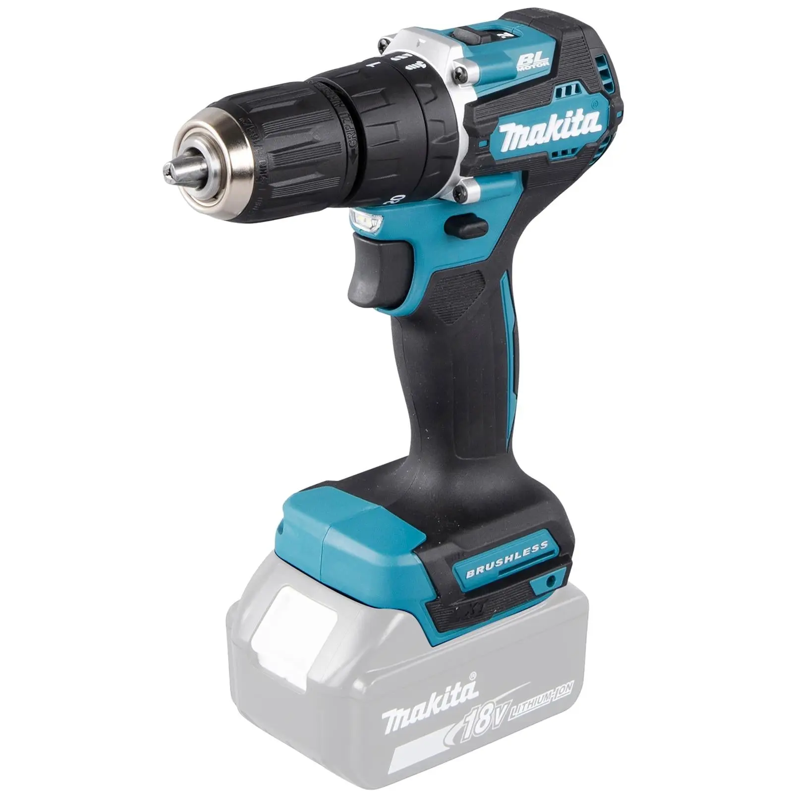 Makita Combi Drill Hammer Driver 18V LXT Brushless Cordless DHP487Z Body Only - Image 3