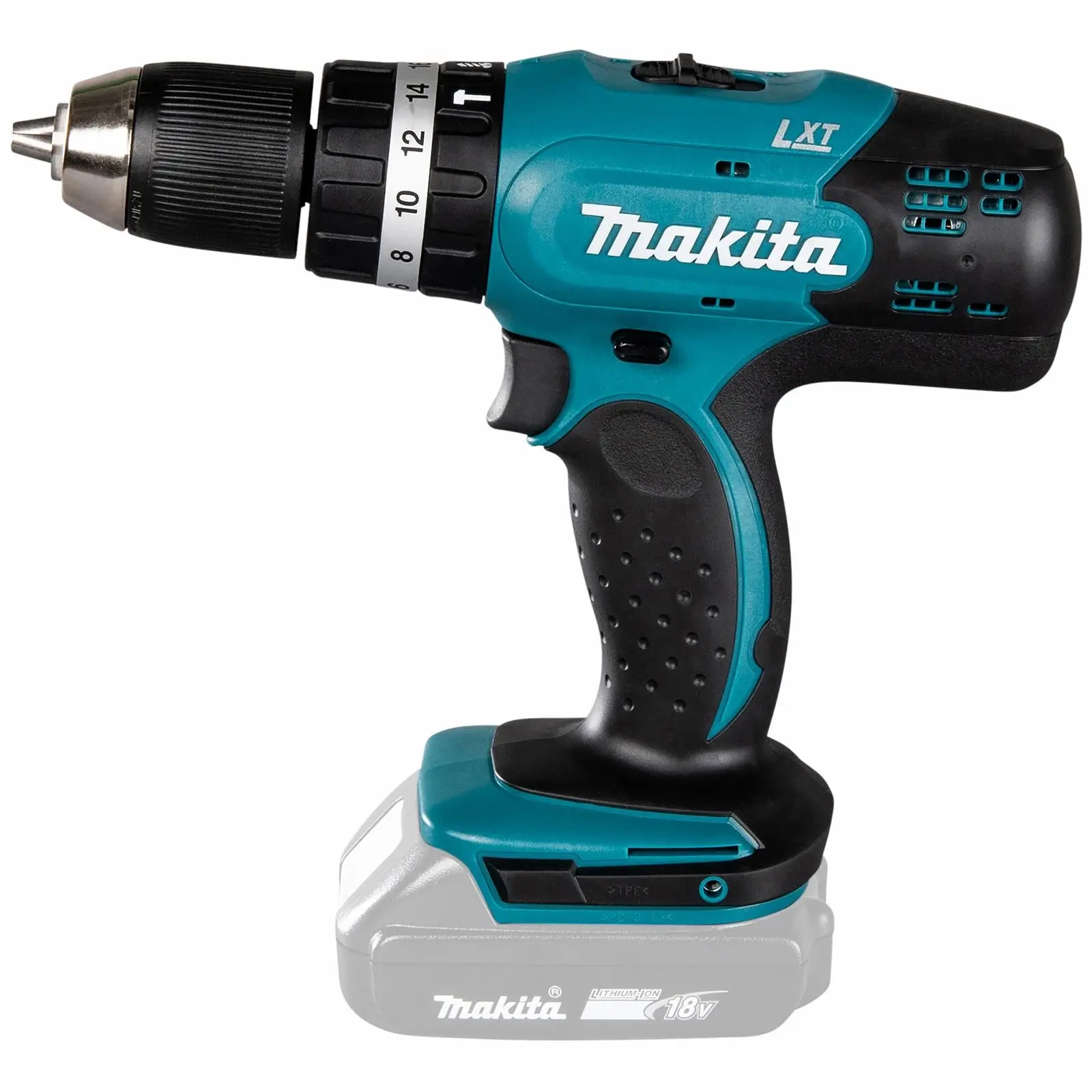 Makita Combi Drill with Hammer Action 18V LXT Cordless DHP453Z Body Only - Image 4
