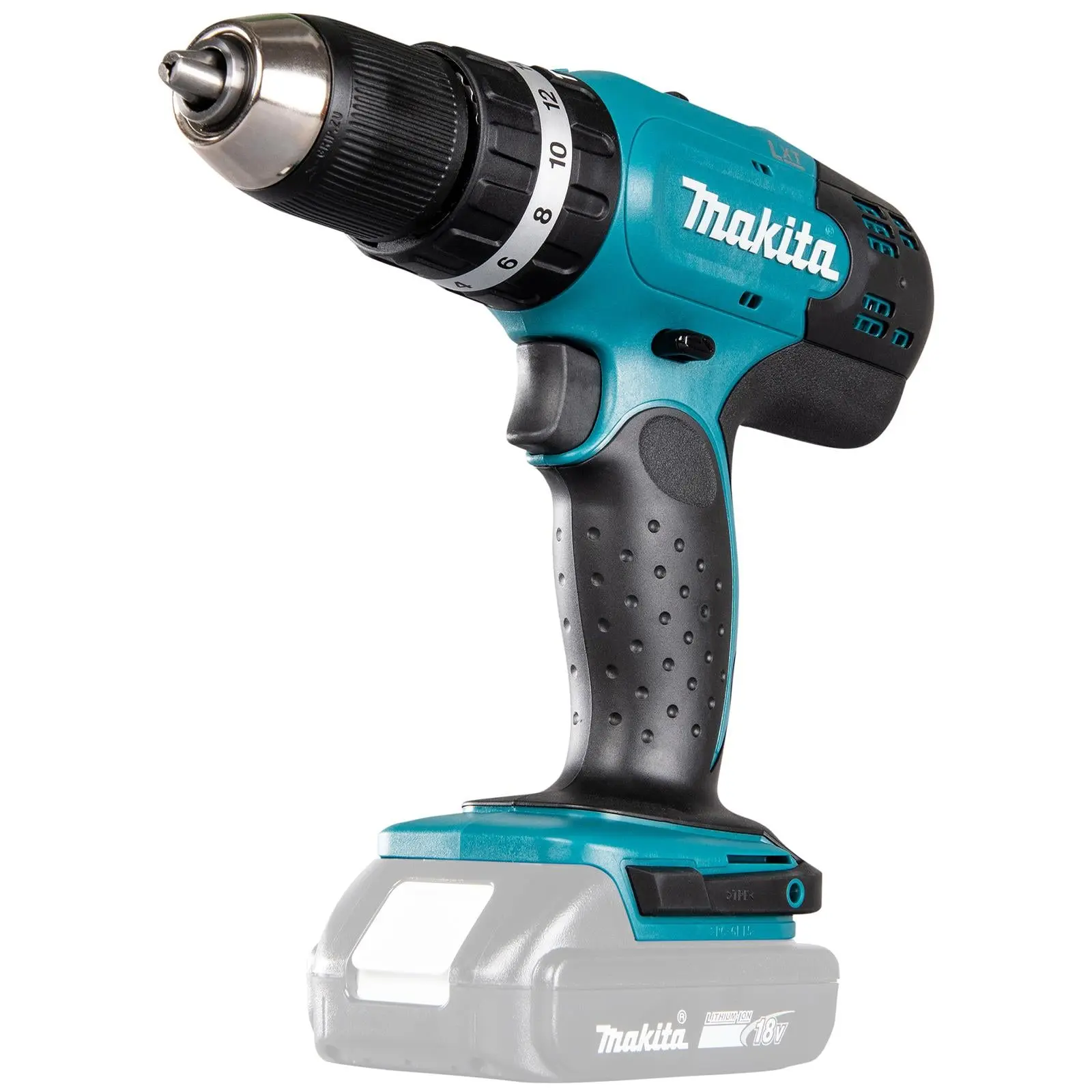 Makita Combi Drill with Hammer Action 18V LXT Cordless DHP453Z Body Only - Image 5