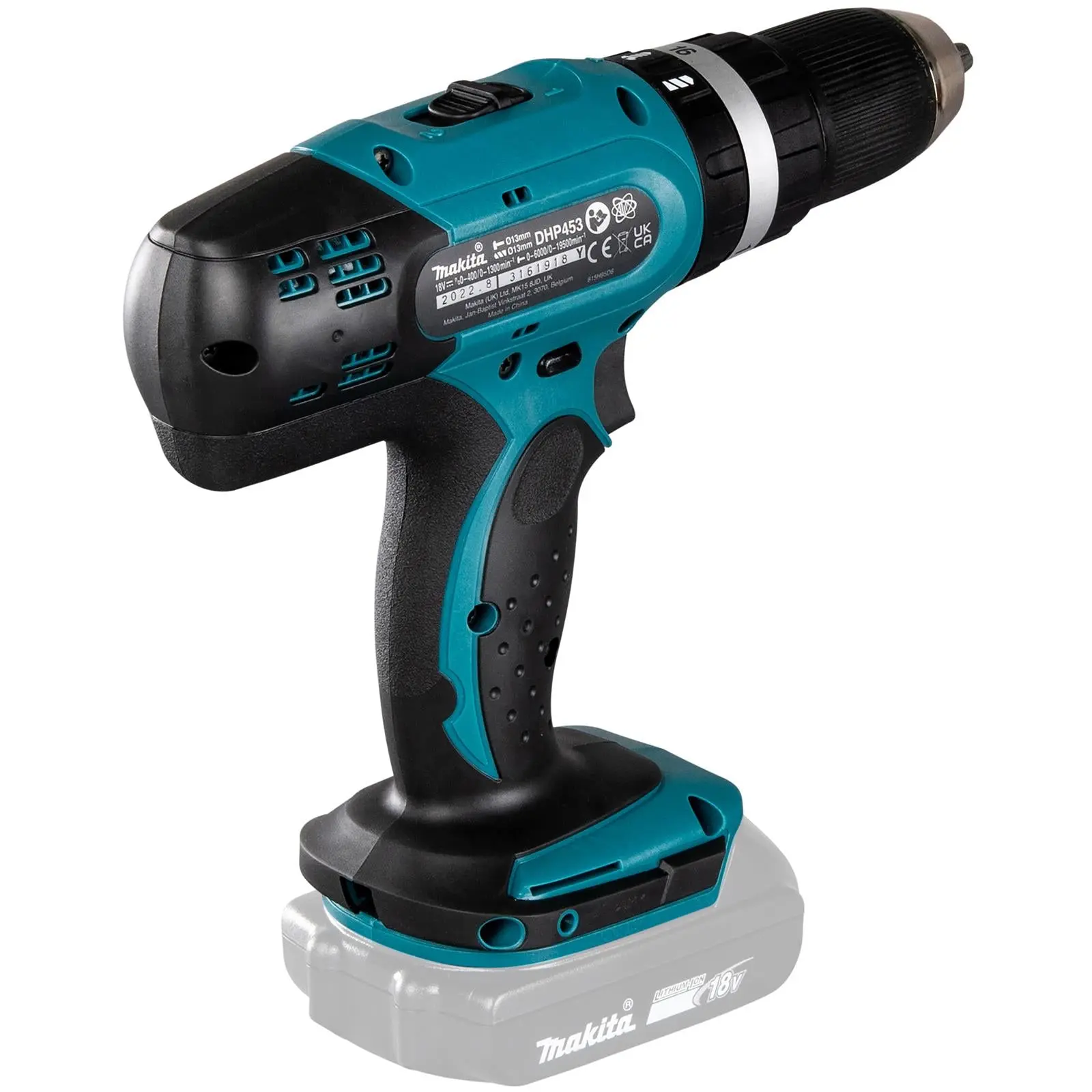 Makita Combi Drill with Hammer Action 18V LXT Cordless DHP453Z Body Only - Image 9