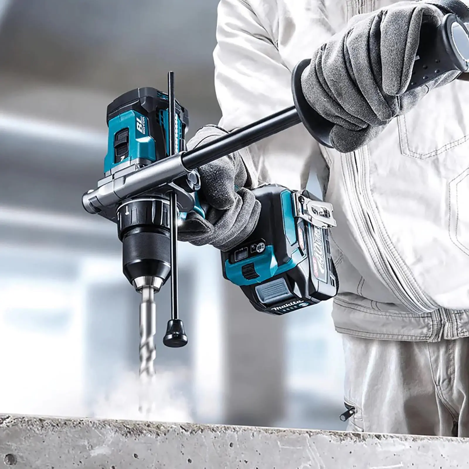 Makita Combi Drill XGT 40V Max Li-ion Brushless Cordless HP001GZ Body Only - Image 5