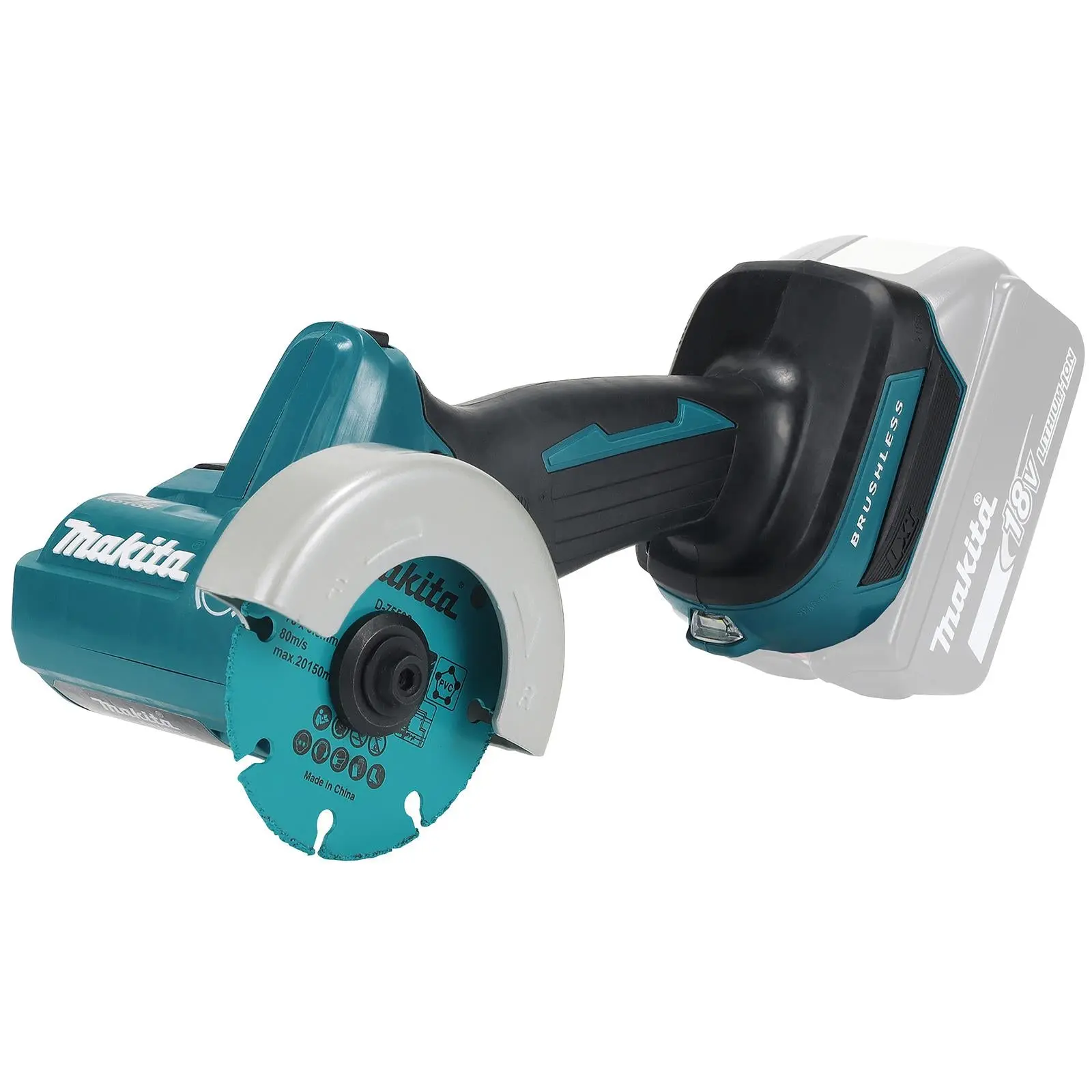 Makita Compact Disc Cutter Grinder 76mm 18V LXT Brushless Cordless DMC300Z Body Only - Image 3