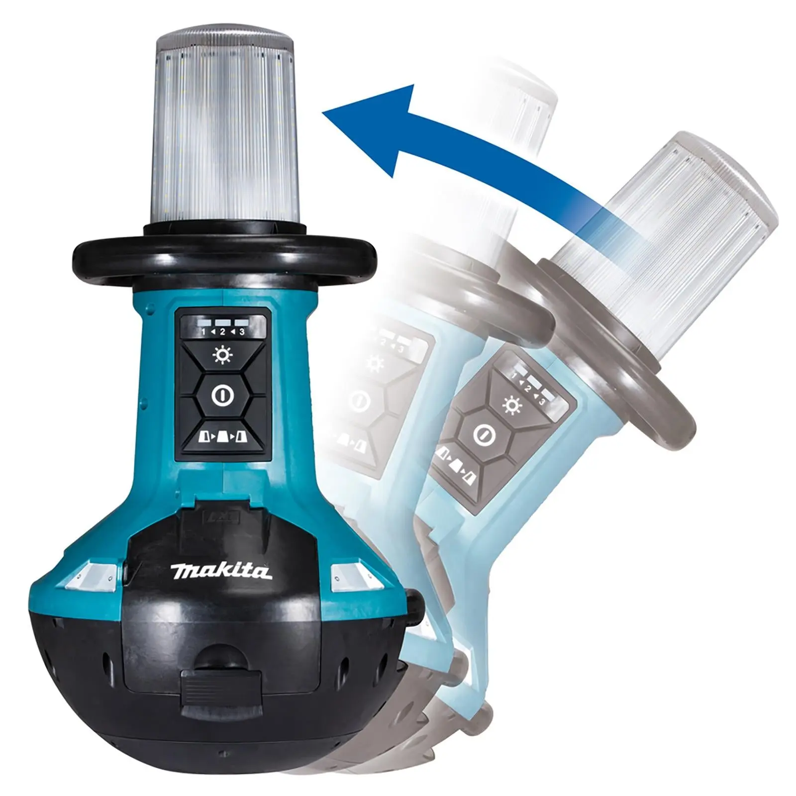 Makita Cordless Area Worklight 360 Degree LXT 14.4V 18V 240V AC Self Balancing Site Light Body Only DML810/2 - Image 7