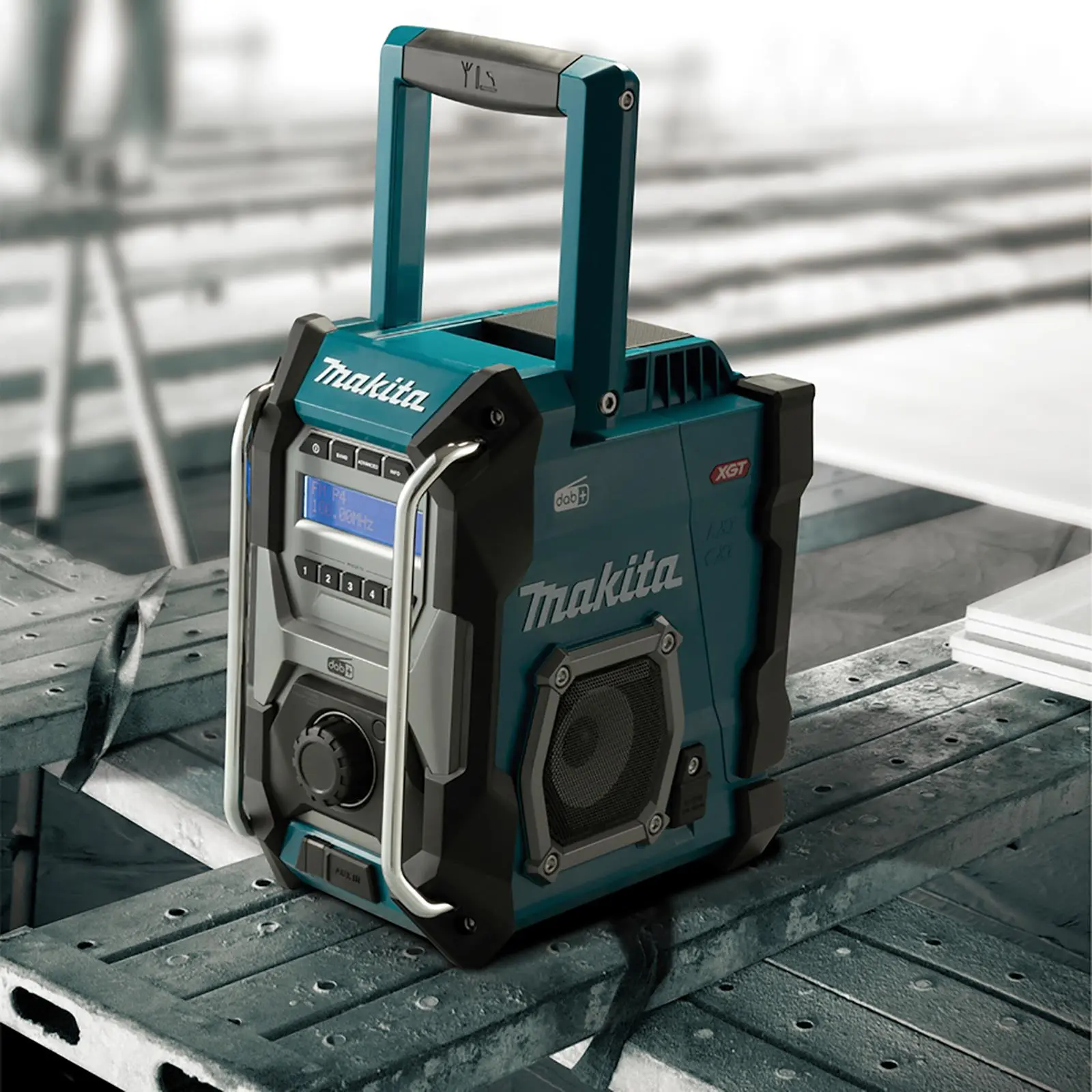 Makita DAB Radio Job Site Work Cordless CXT LXT XGT Phone Charger USB AUX MR003GZ Body Only - Image 5