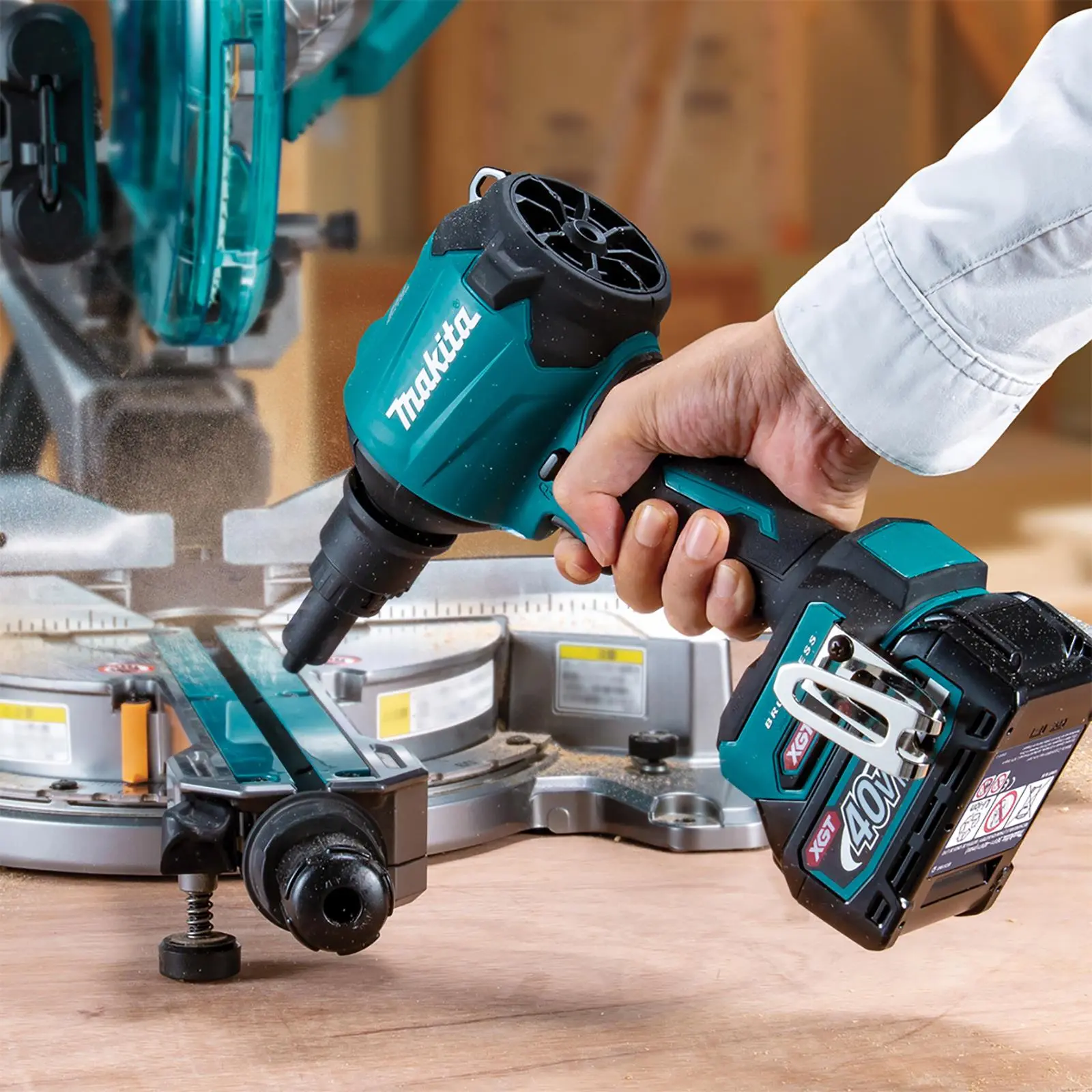 Makita Dust Blower 40V Max XGT Brushless with Accessories Body Only AS001GZ - Image 3