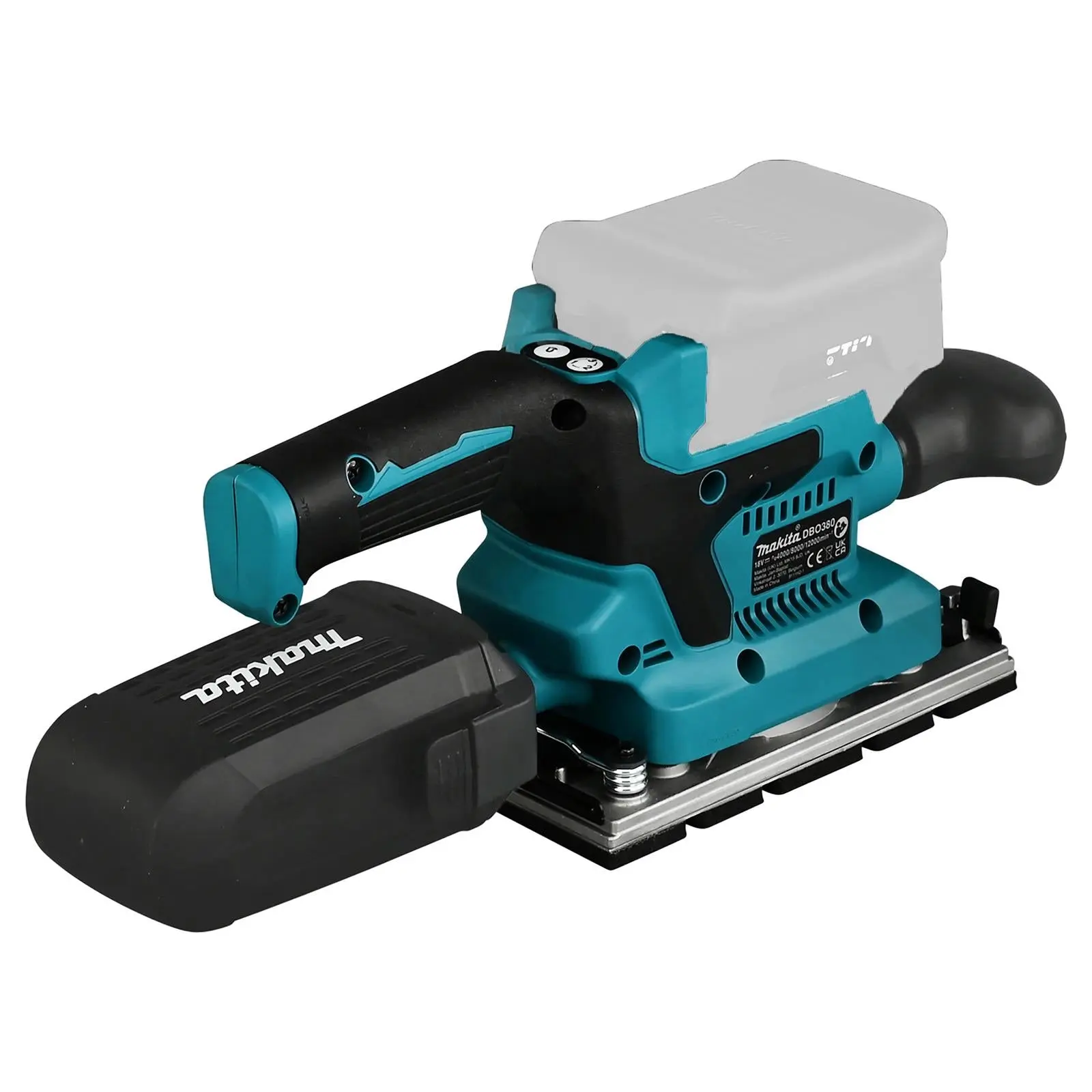 Makita Finishing Sander 18V LXT 185 x 93 mm Cordless Brushless Body Only DBO380Z - Image 9