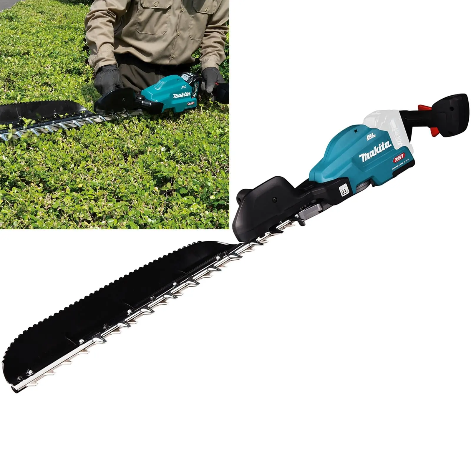 Makita Hedge Trimmer 60cm 40V XGT Li-ion Brushless Cordless Garden Bush Cutter Cutting Bare Unit Body Only UH013GZ