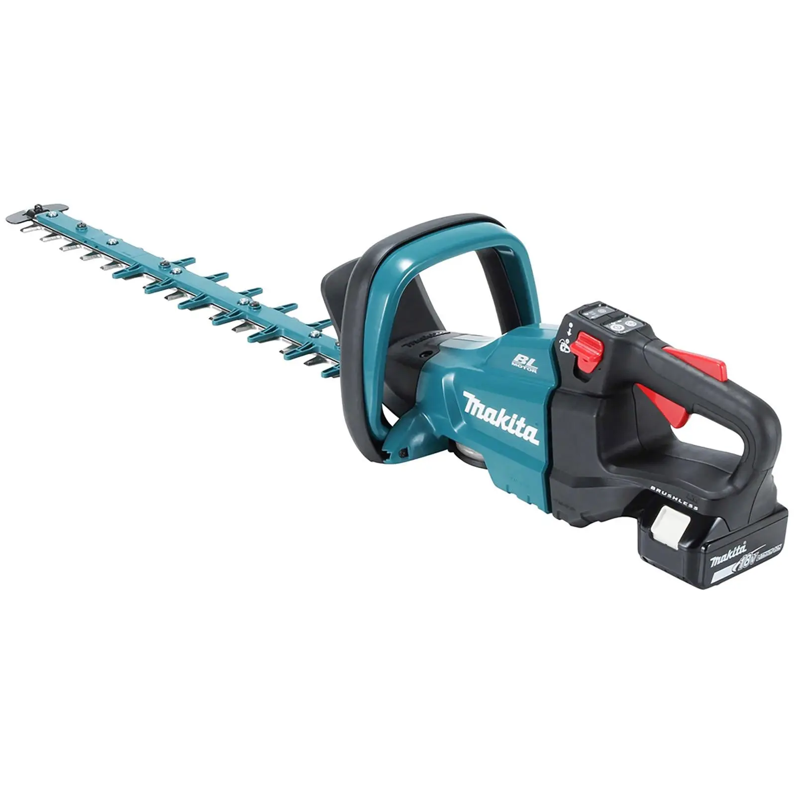 Makita Hedge Trimmer Kit 50cm 18V LXT Li-ion Brushless Cordless 5Ah Battery and Charger Garden Bush Cutter Cutting DUH502RT - Image 5