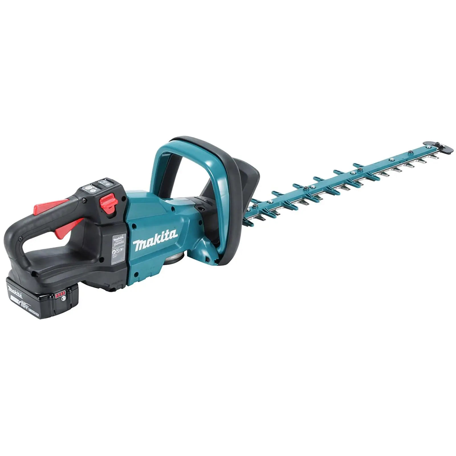 Makita Hedge Trimmer Kit 50cm 18V LXT Li-ion Brushless Cordless 5Ah Battery and Charger Garden Bush Cutter Cutting DUH502RT - Image 6