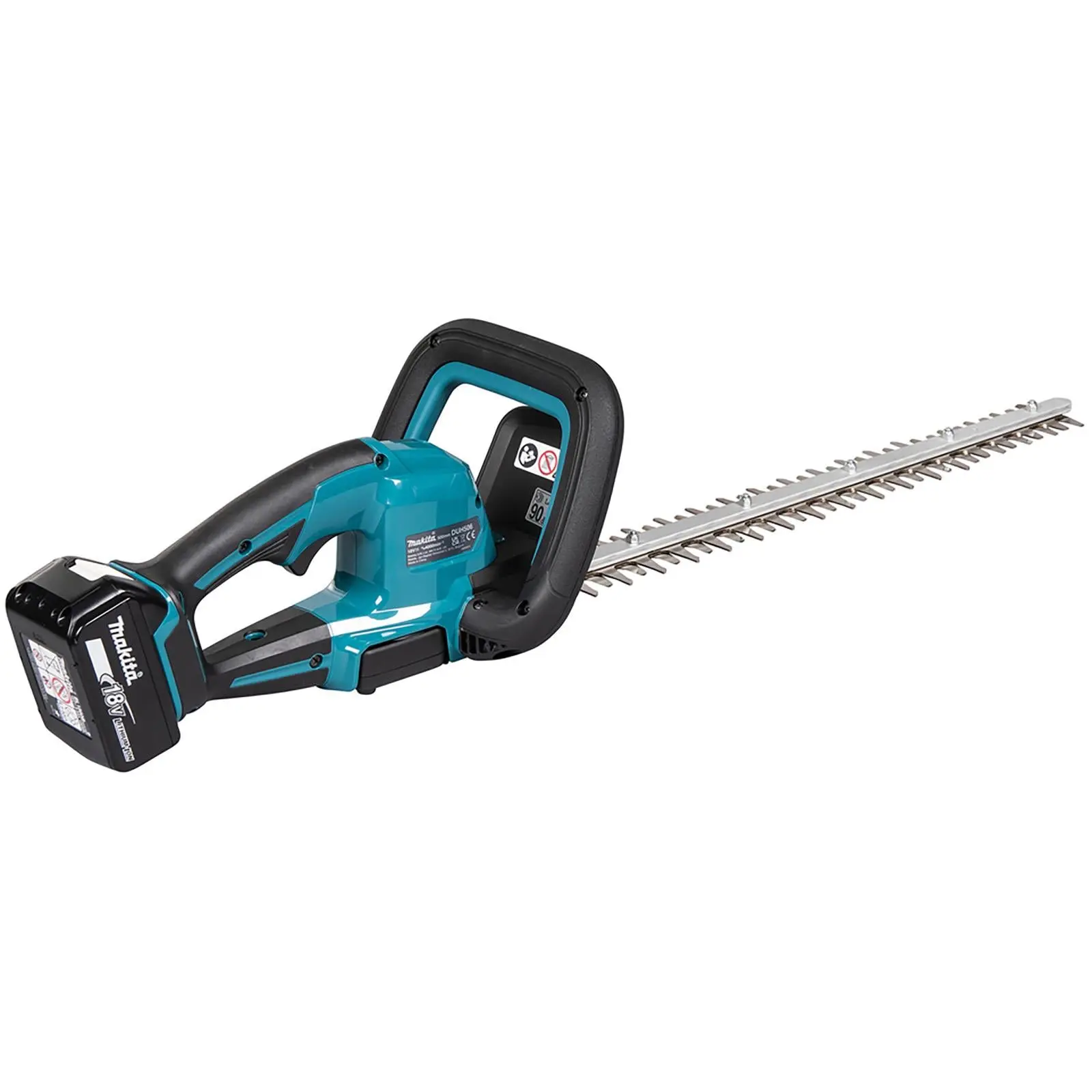 Makita Hedge Trimmer Kit 50cm 18V LXT Li-ion Brushless Cordless 5Ah Battery and Charger Garden Bush Cutter Cutting DUH506RT - Image 4