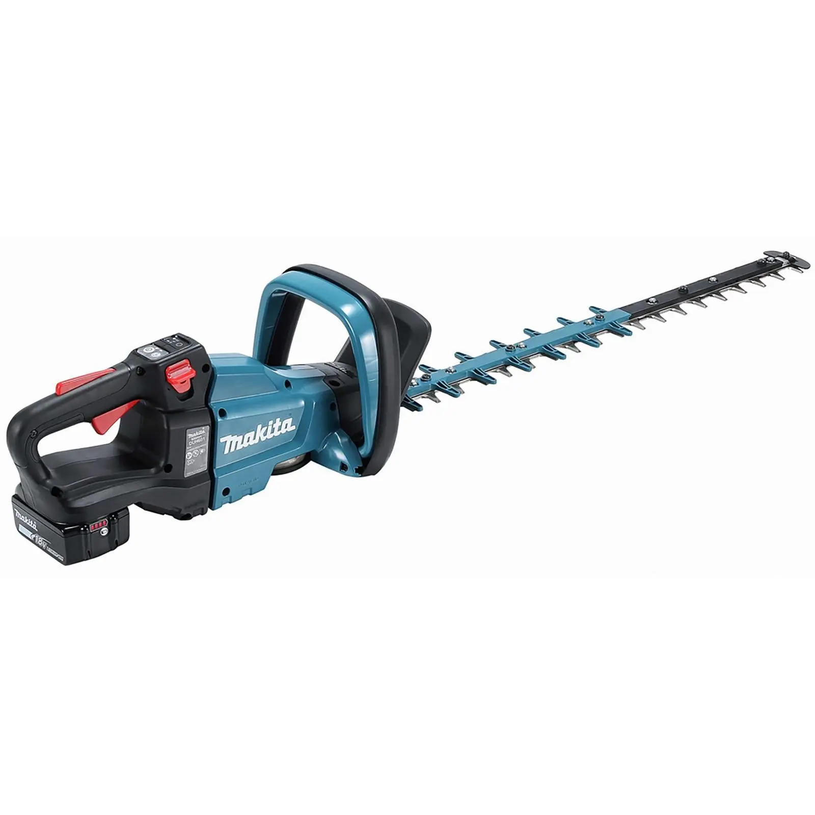 Makita Hedge Trimmer Kit 60cm 18V LXT Li-ion Brushless Cordless 5Ah Battery and Charger Garden Bush Cutter Cutting DUH601RT - Image 6