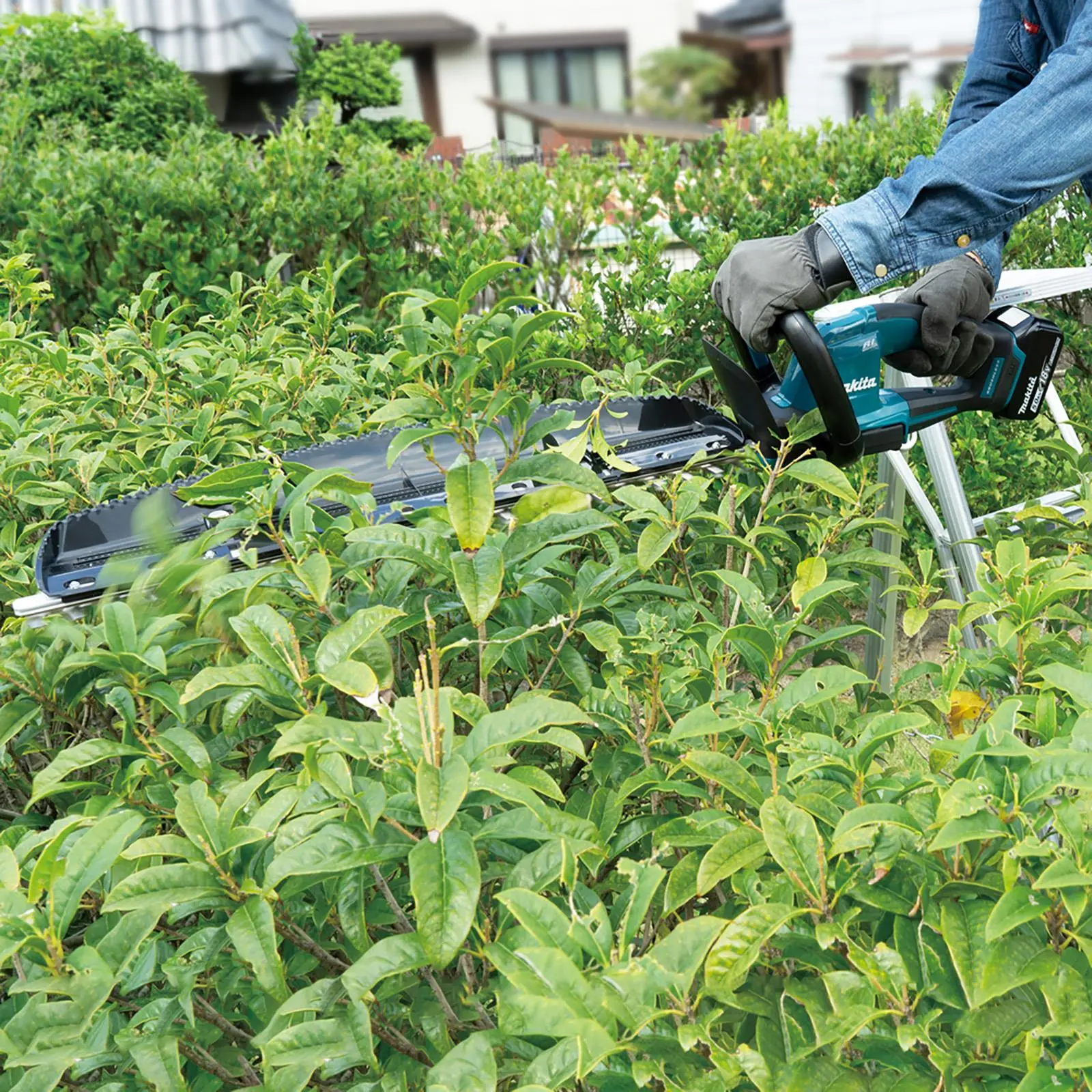 Makita Hedge Trimmer Kit 60cm 18V LXT Li-ion Brushless Cordless 5Ah Battery and Charger Garden Bush Cutter Cutting DUH606RT - Image 2