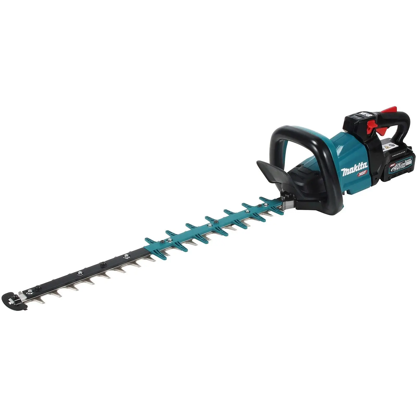 Makita Hedge Trimmer Kit 60cm 40V XGT Li-ion Brushless Cordless 2 x 2.5Ah Battery and Rapid Charger Garden Bush Cutter Cutting UH004GD201 - Image 2