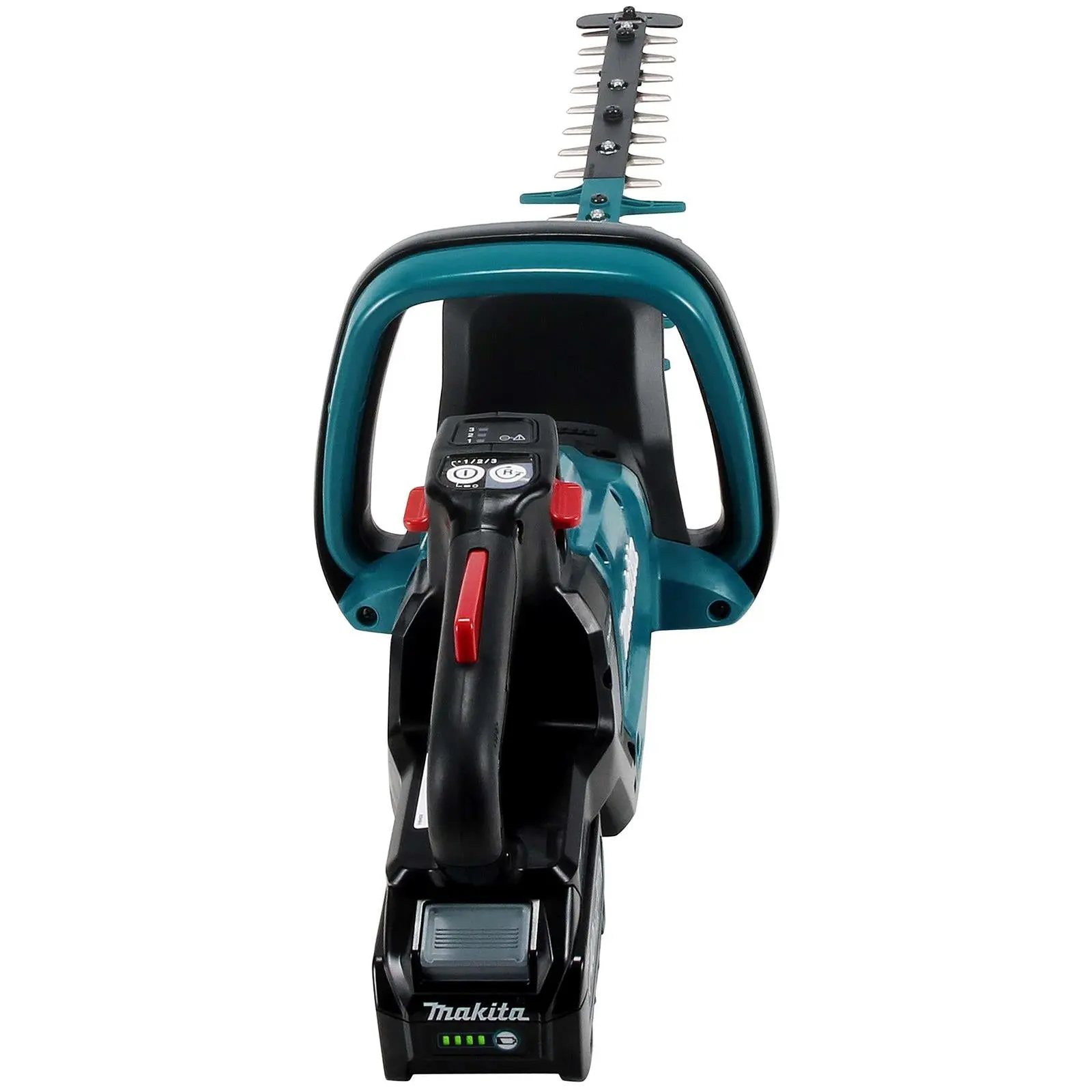 Makita Hedge Trimmer Kit 60cm 40V XGT Li-ion Brushless Cordless 2 x 2.5Ah Battery and Rapid Charger Garden Bush Cutter Cutting UH004GD201 - Image 9