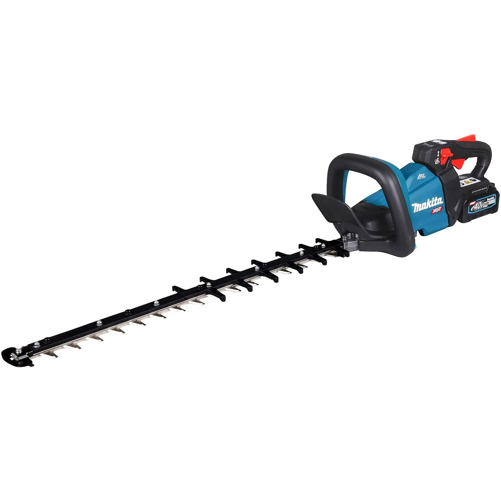 Makita Hedge Trimmer Kit 60cm 40V XGT Li-ion Brushless Cordless 2 x 2.5Ah Battery and Rapid Charger Garden Bush Cutter Cutting UH006GD201 - Image 2