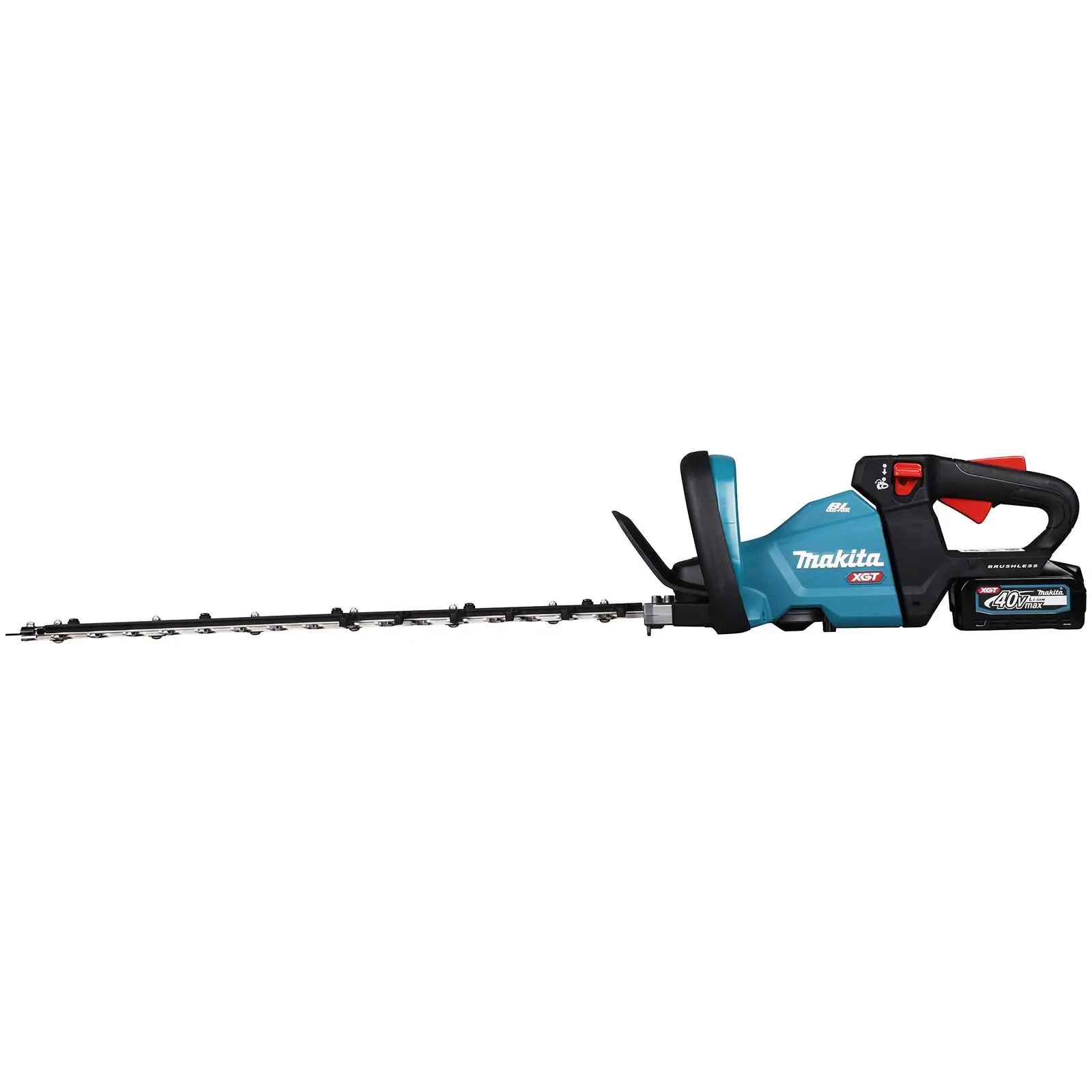 Makita Hedge Trimmer Kit 60cm 40V XGT Li-ion Brushless Cordless 2 x 2.5Ah Battery and Rapid Charger Garden Bush Cutter Cutting UH006GD201 - Image 4