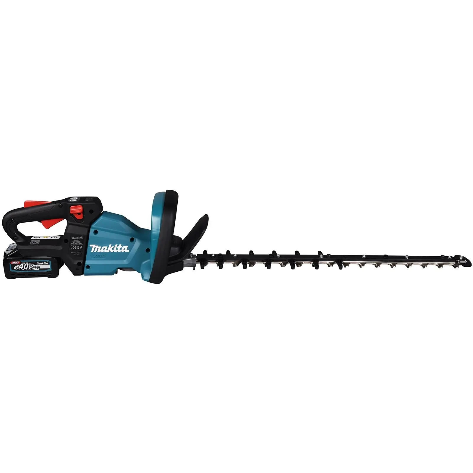 Makita Hedge Trimmer Kit 60cm 40V XGT Li-ion Brushless Cordless 2 x 2.5Ah Battery and Rapid Charger Garden Bush Cutter Cutting UH006GD201 - Image 6