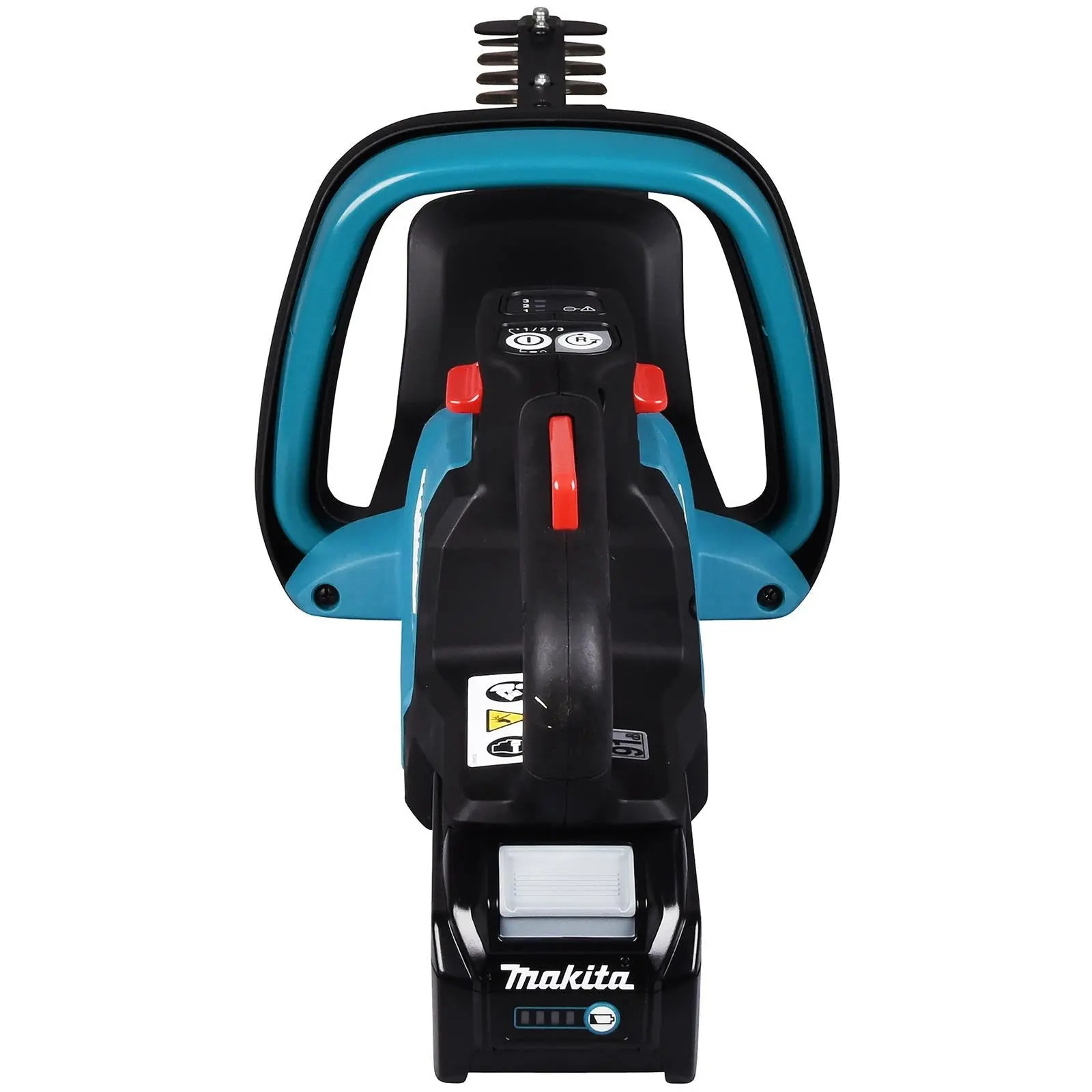 Makita Hedge Trimmer Kit 60cm 40V XGT Li-ion Brushless Cordless 2 x 2.5Ah Battery and Rapid Charger Garden Bush Cutter Cutting UH006GD201 - Image 9