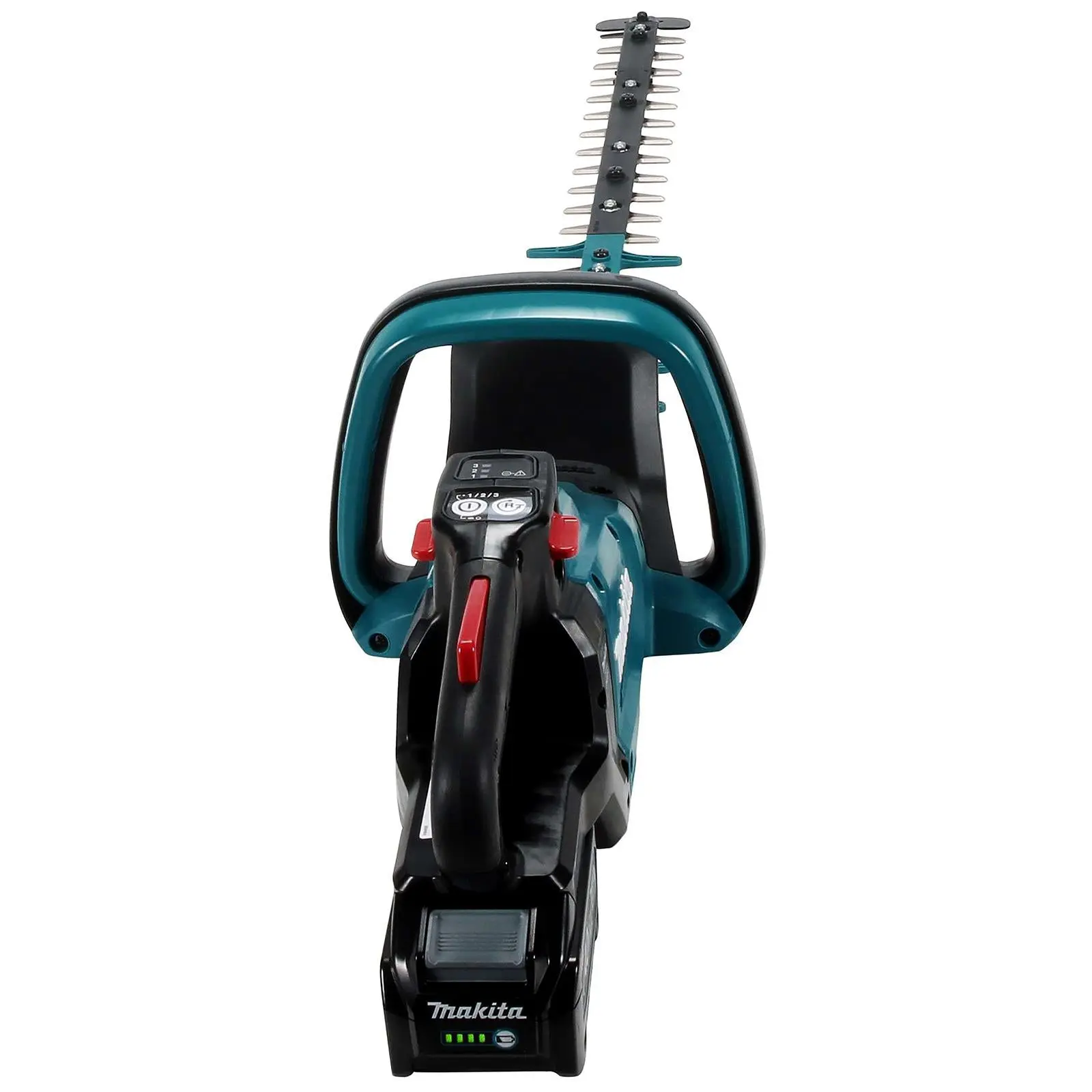 Makita Hedge Trimmer Kit 75cm 40V XGT Li-ion Brushless Cordless 2 x 2.5Ah Battery and Rapid Charger Garden Bush Cutter Cutting UH005GD201 - Image 11