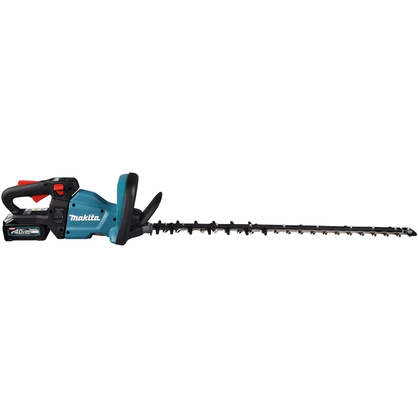 Makita Hedge Trimmer Kit 75cm 40V XGT Li-ion Brushless Cordless 2 x 2.5Ah Battery and Rapid Charger Garden Bush Cutter Cutting UH007GD201 - Image 7