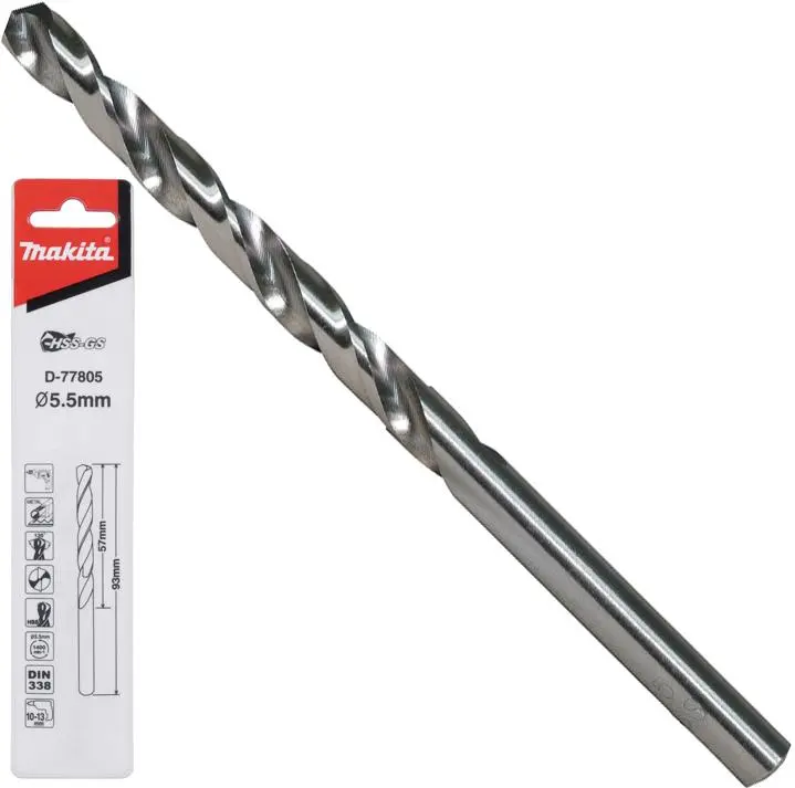Makita HSS-GS Metal Drill Bit 135° Split Point 1.0-16.0mm Choose Size - Image 12