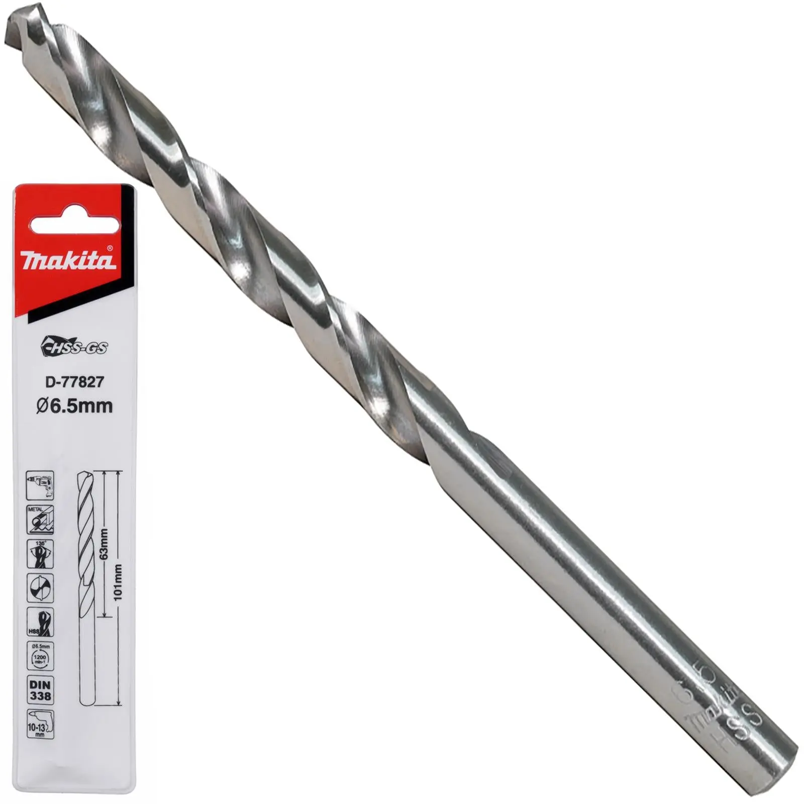 Makita HSS-GS Metal Drill Bit 135° Split Point 1.0-16.0mm Choose Size - Image 14