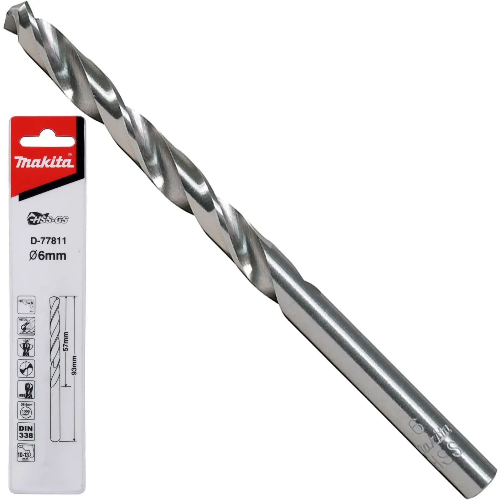 Makita HSS-GS Metal Drill Bit 135° Split Point 1.0-16.0mm Choose Size - Image 15