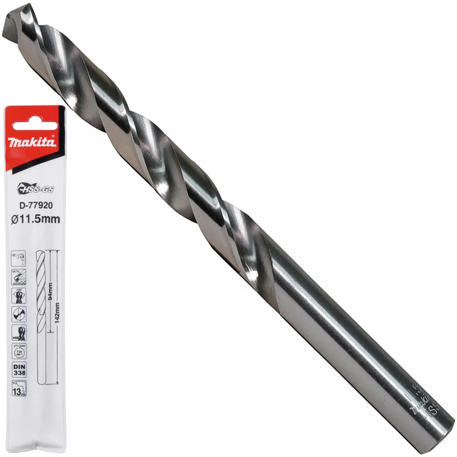Makita HSS-GS Metal Drill Bit 135° Split Point 1.0-16.0mm Choose Size - Image 17